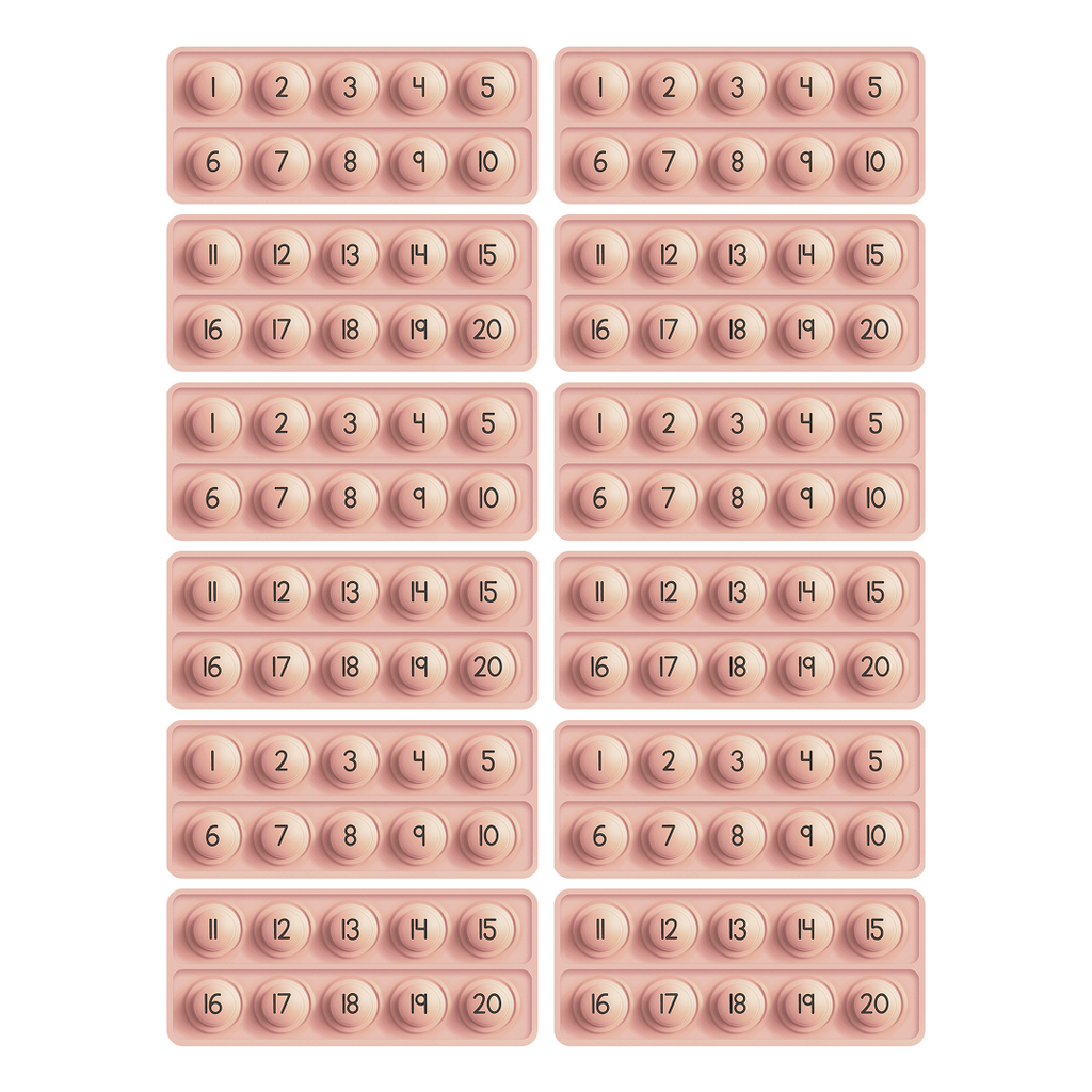 10 Frame Fidgets (Set of 12)