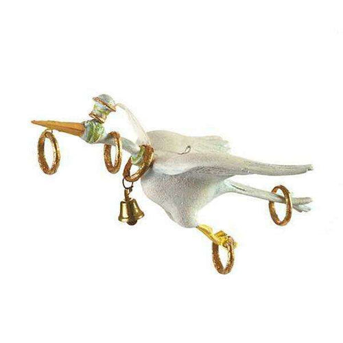 12 Days 5 Golden Rings Ornament by Patience Brewster