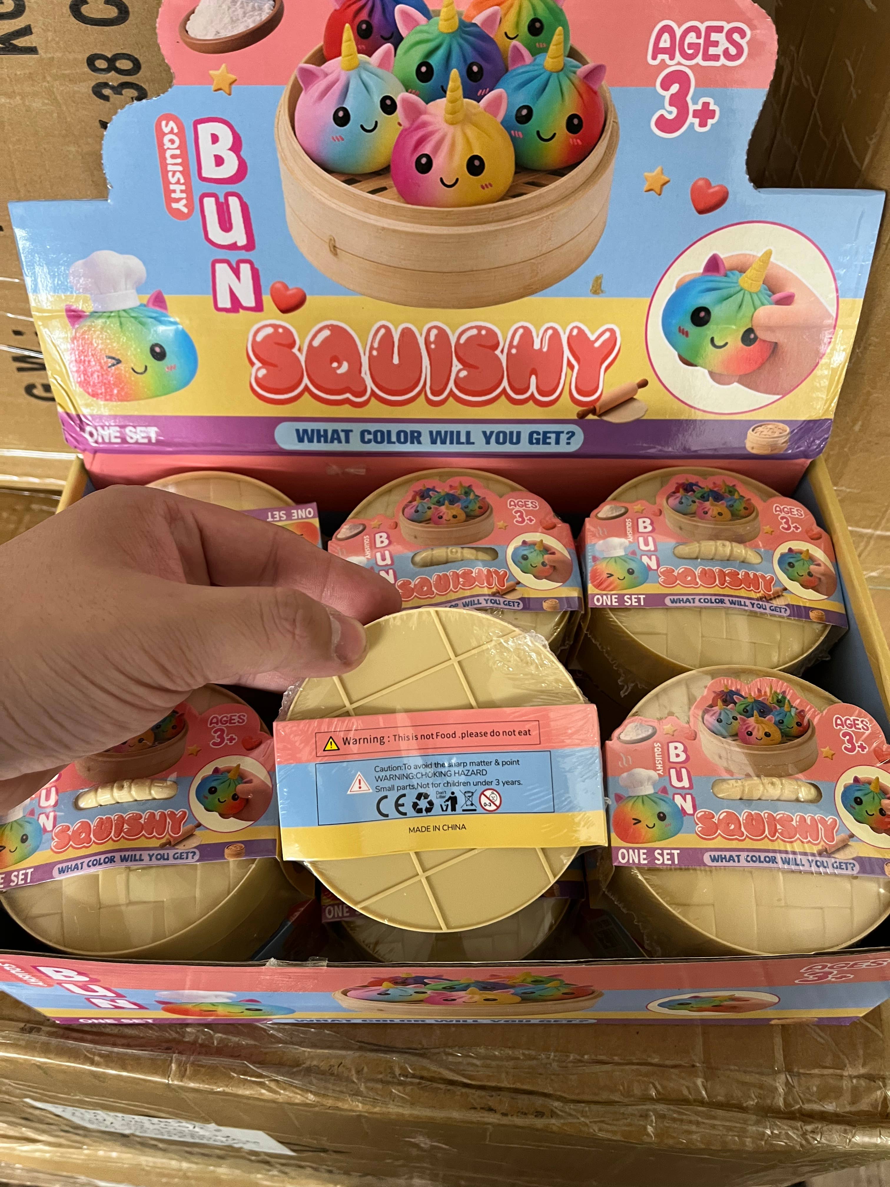 Squishy Rainbow Unicorn Dumplings