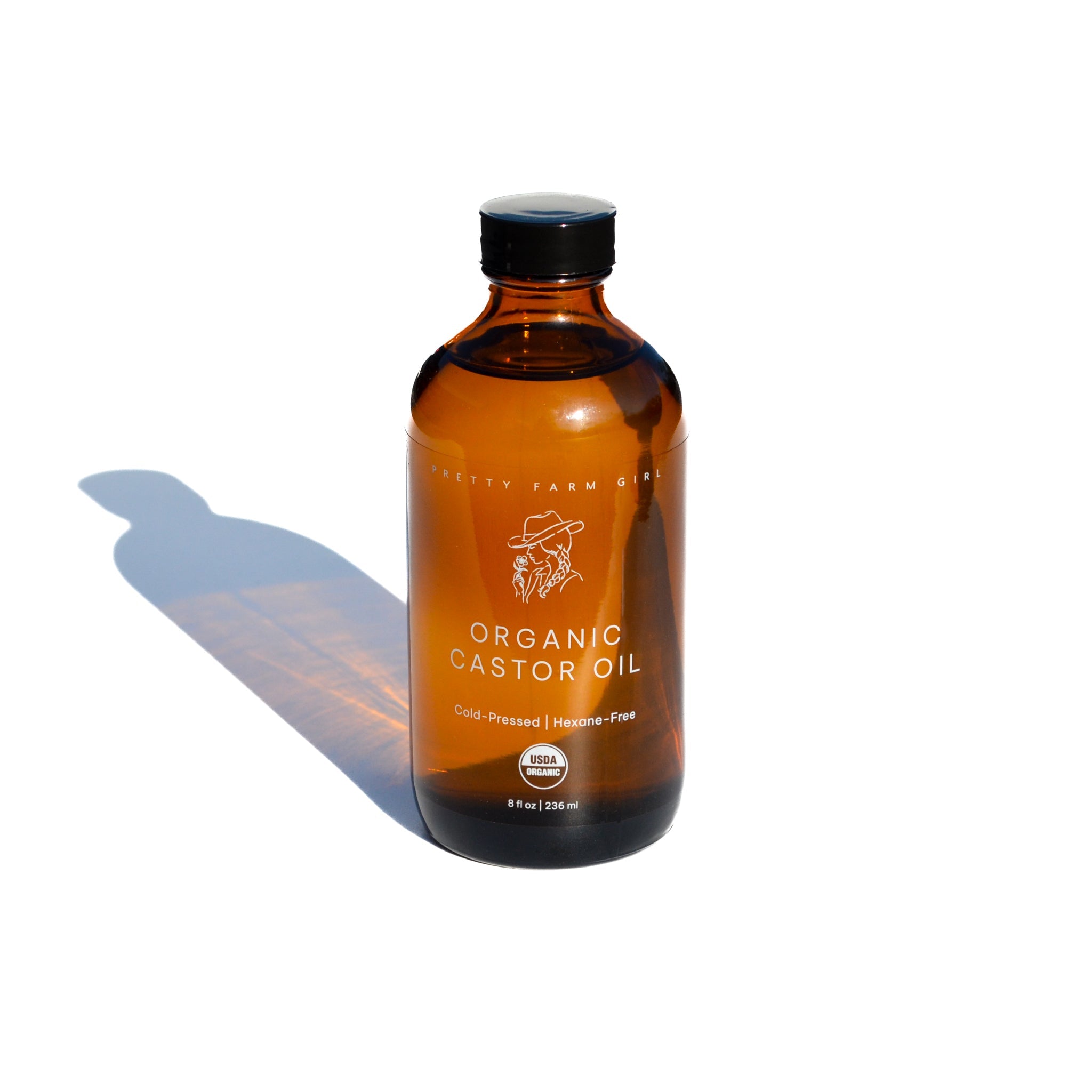 Pretty Farm Girl Pure Organic Cold Pressed Hexane-Free Castor Oil