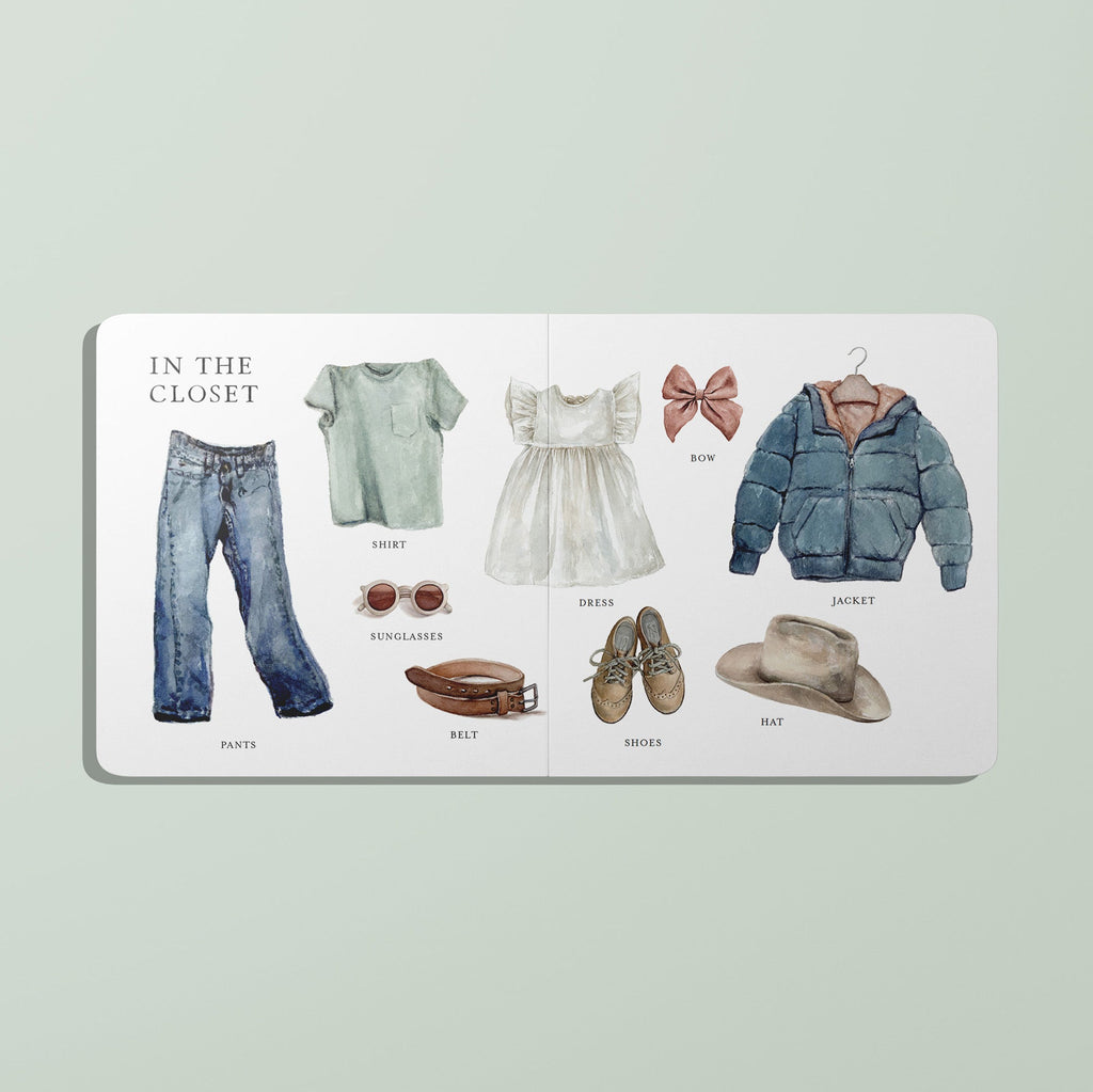 Our Big Book of First Words: Speech Therapist-Designed Board Book with 100+ First Words for Babies & Toddlers