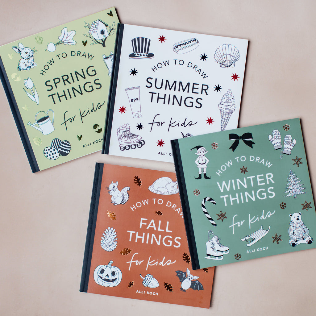 Winter Things: How to Draw Books for Kids