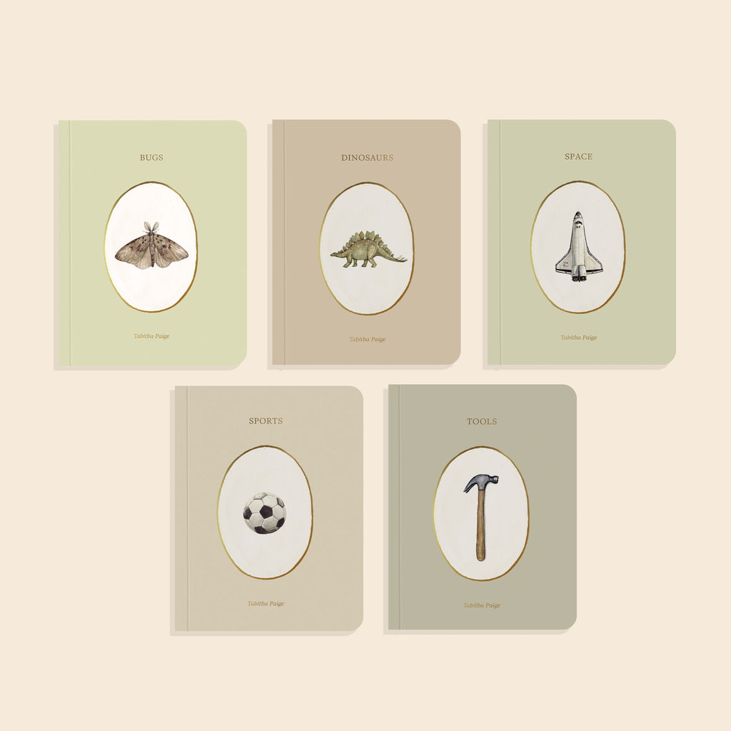 Our Little Library Vol. 3: A 5-Book First Words Board Book Gift Set for Babies & Toddlers