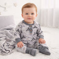 Airplane Henley Romper – Soft Bamboo Baby Outfit