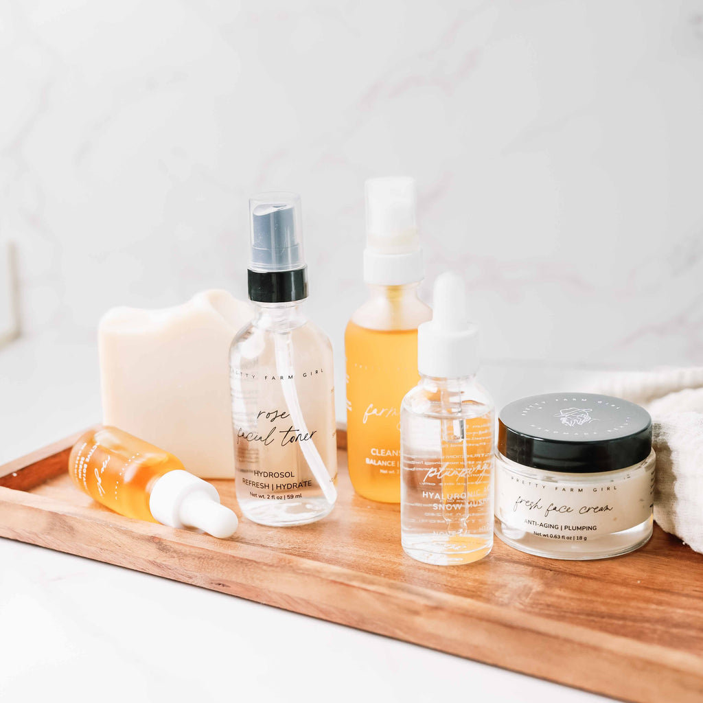 Pretty Farm Girl Anti-Aging Skincare Routine Essentials Kit