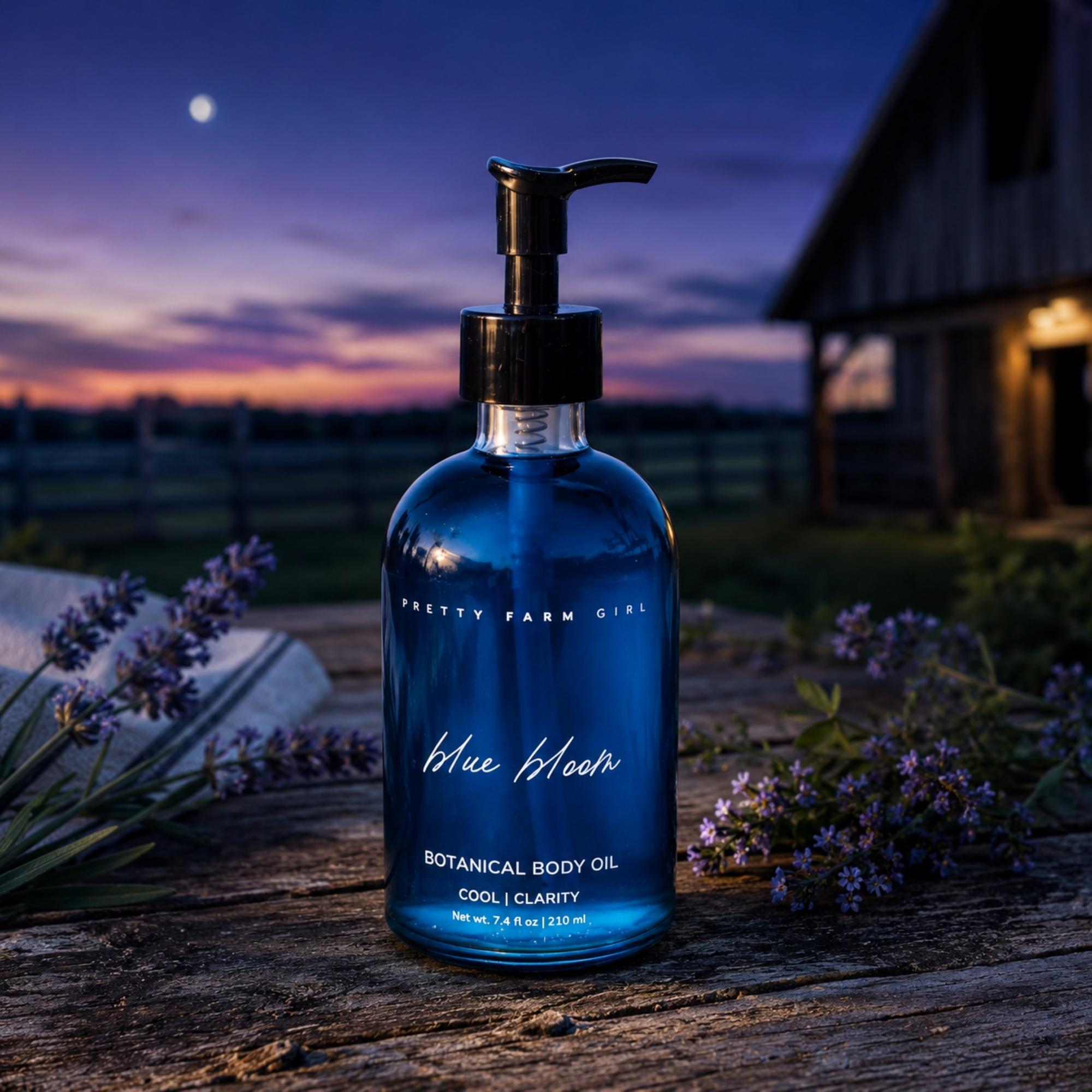 Pretty Farm Girl Blue Bloom Botanical Body Oil