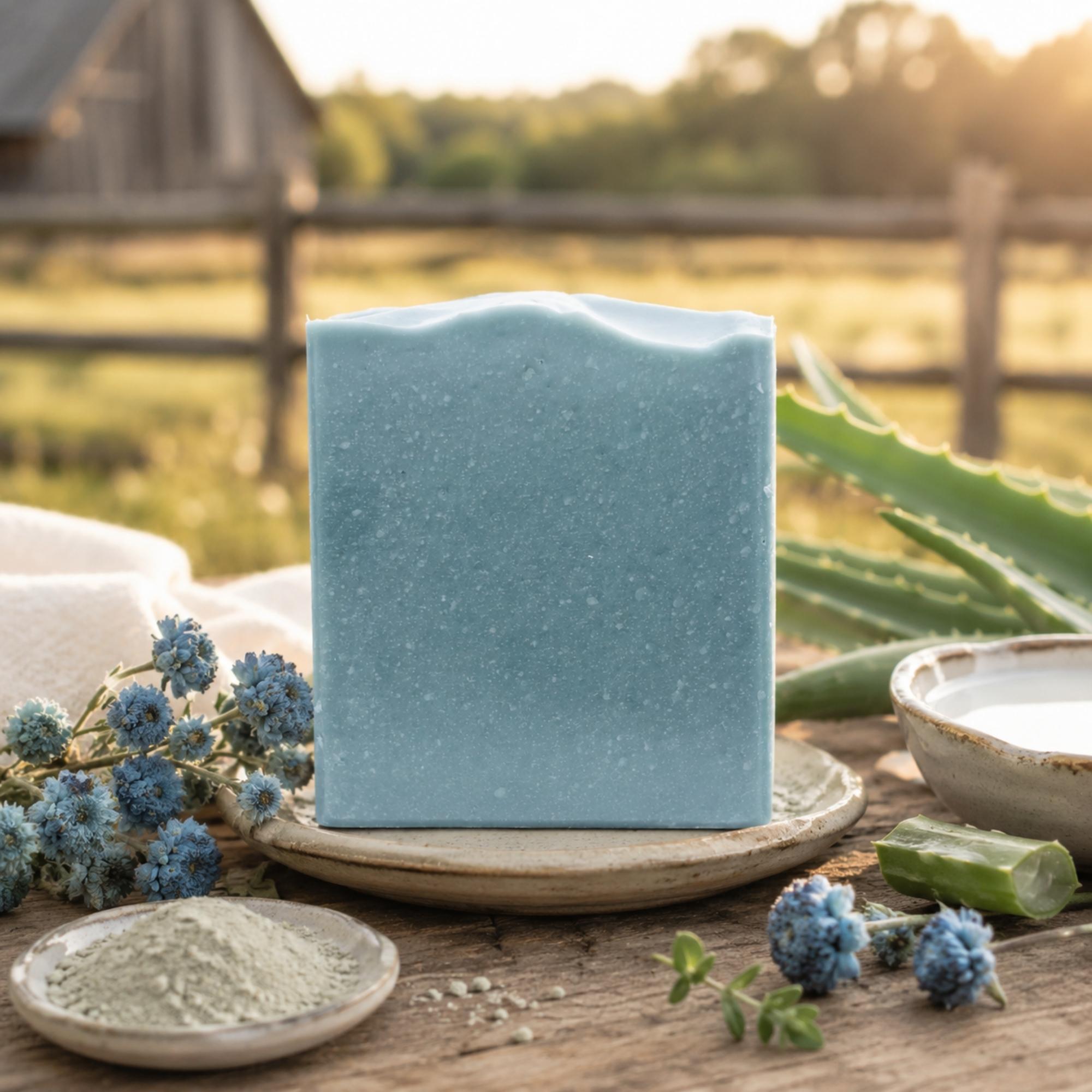 Pretty Farm Girl Blue Beauty Cream Facial Bar
