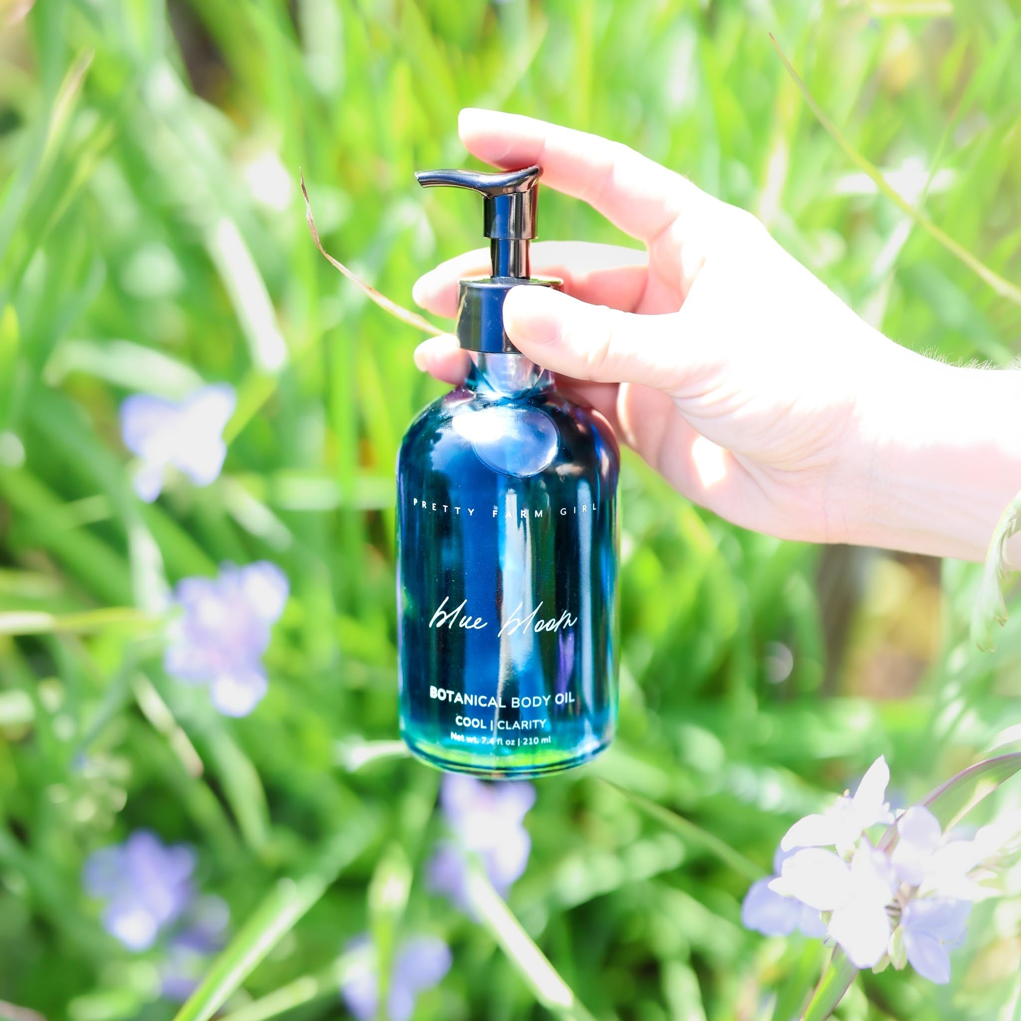 Pretty Farm Girl Blue Bloom Botanical Body Oil