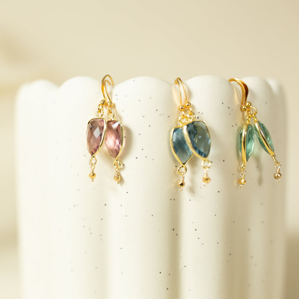 London Blue Gold Isla Earrings