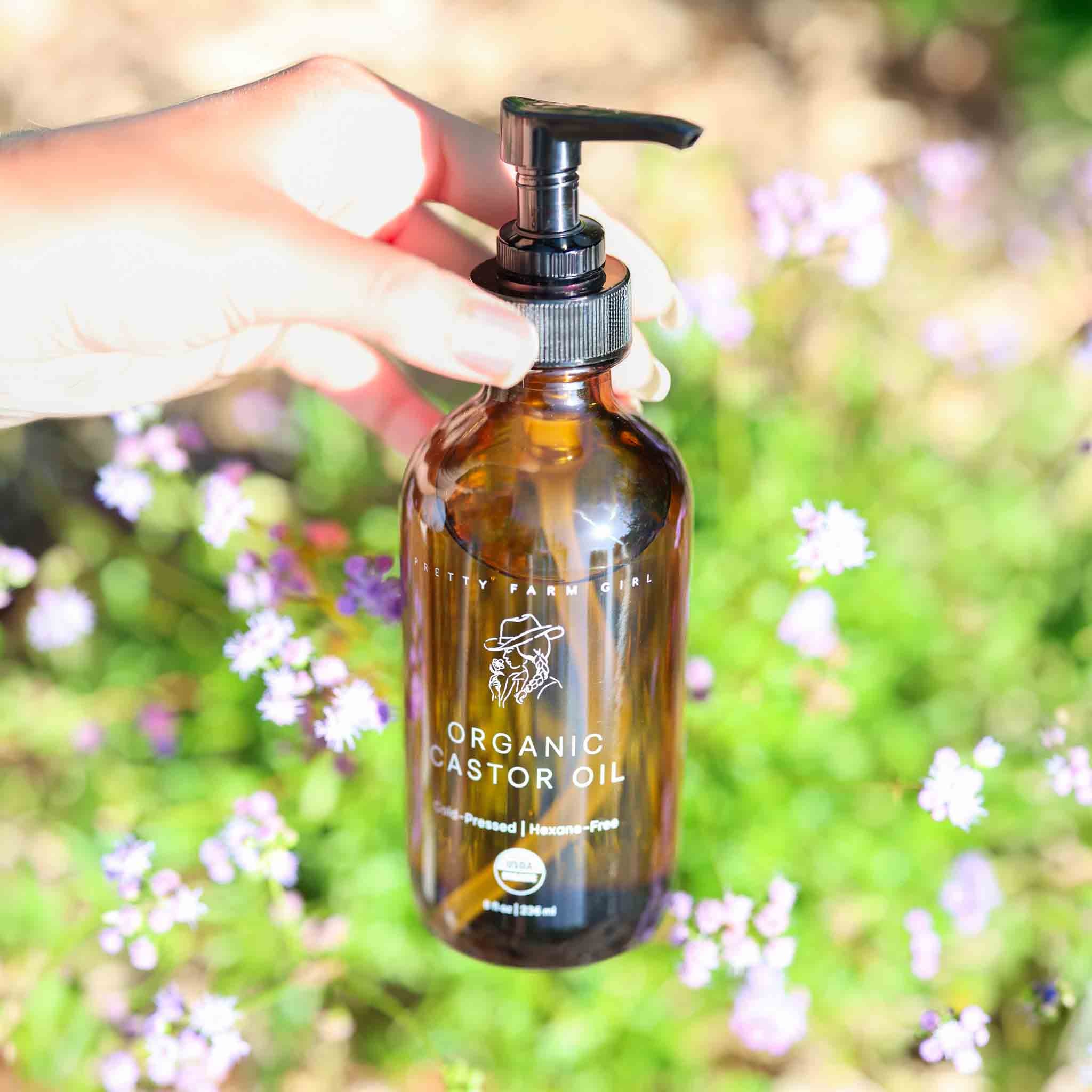 Pretty Farm Girl Pure Organic Cold Pressed Hexane-Free Castor Oil