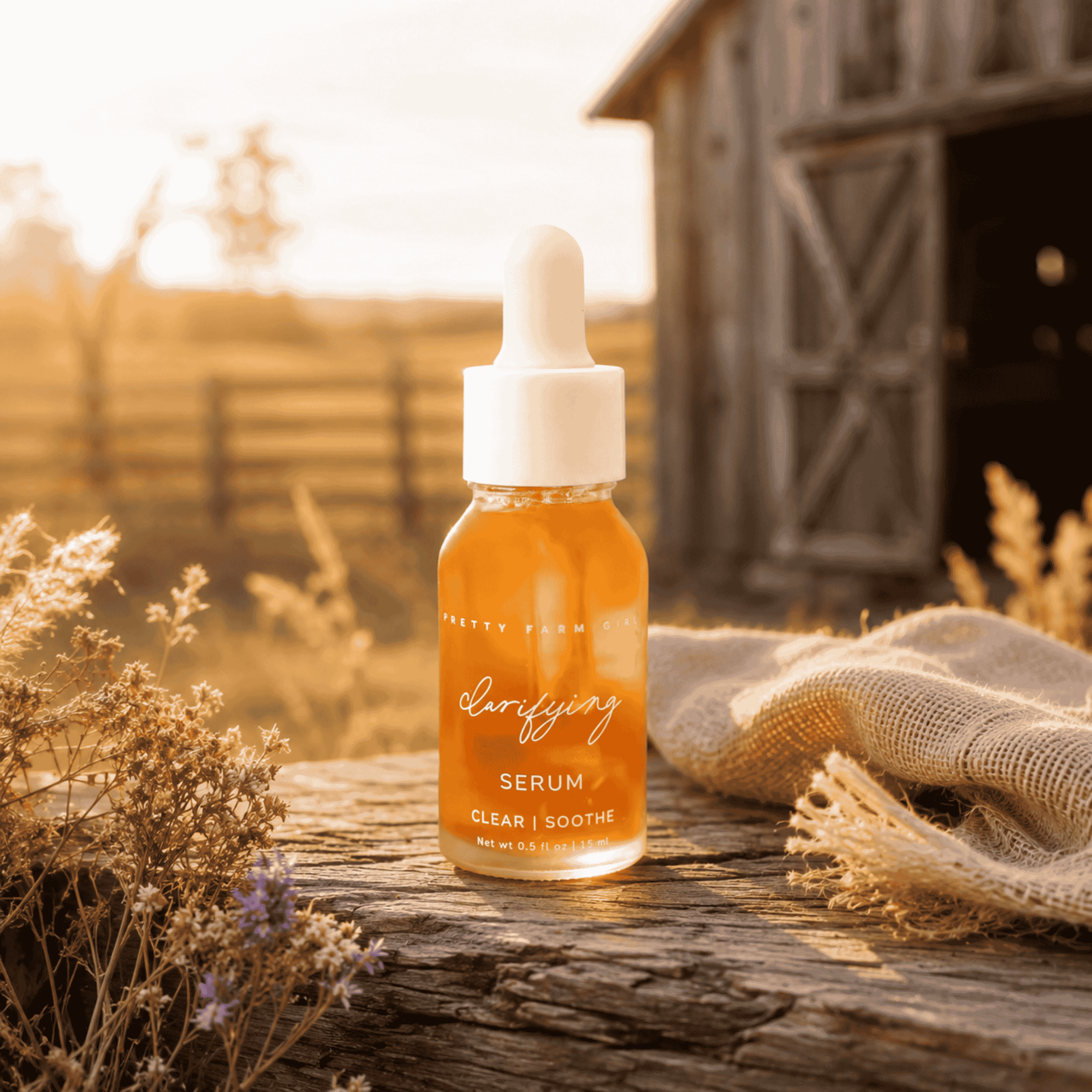 Pretty Farm Girl Clarifying Serum for Acne Prone Skin