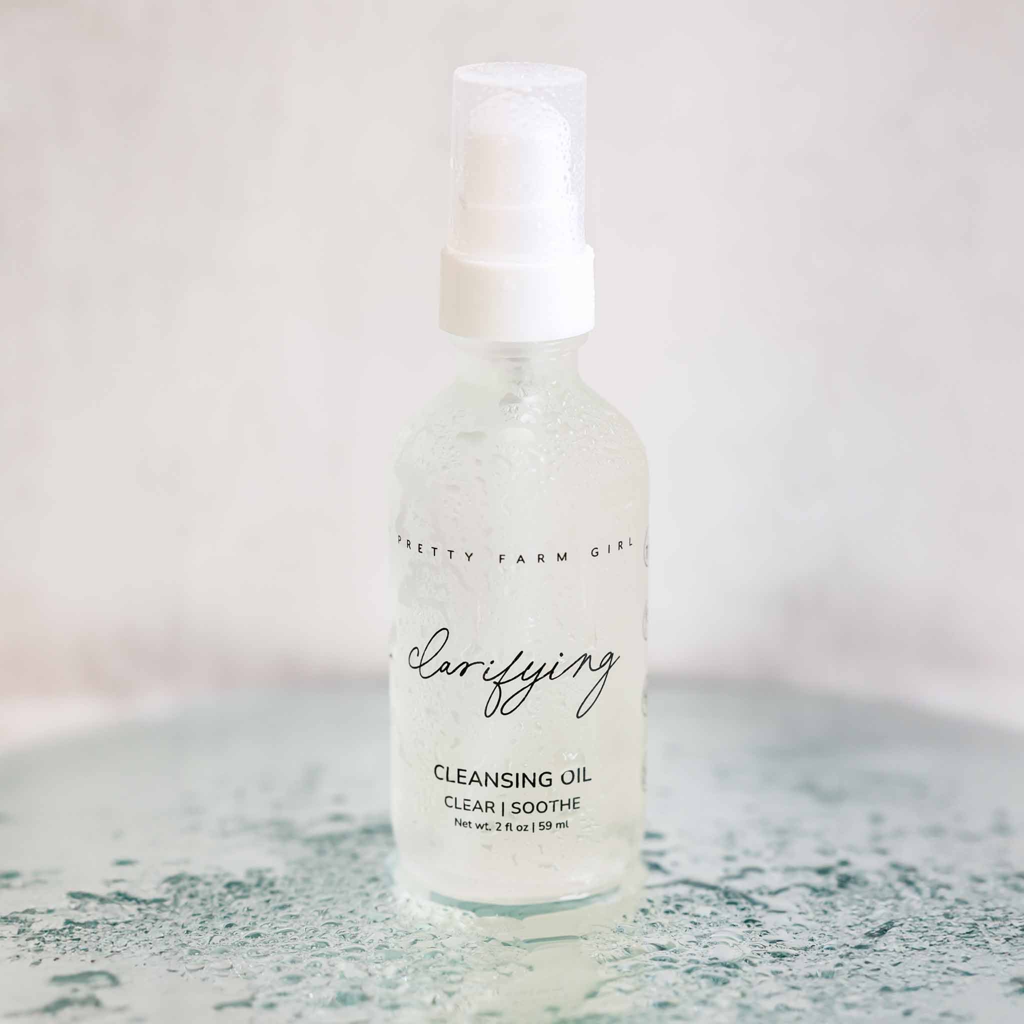 Pretty Farm Girl Clarifying Cleansing Oil for Acne-Prone Skin