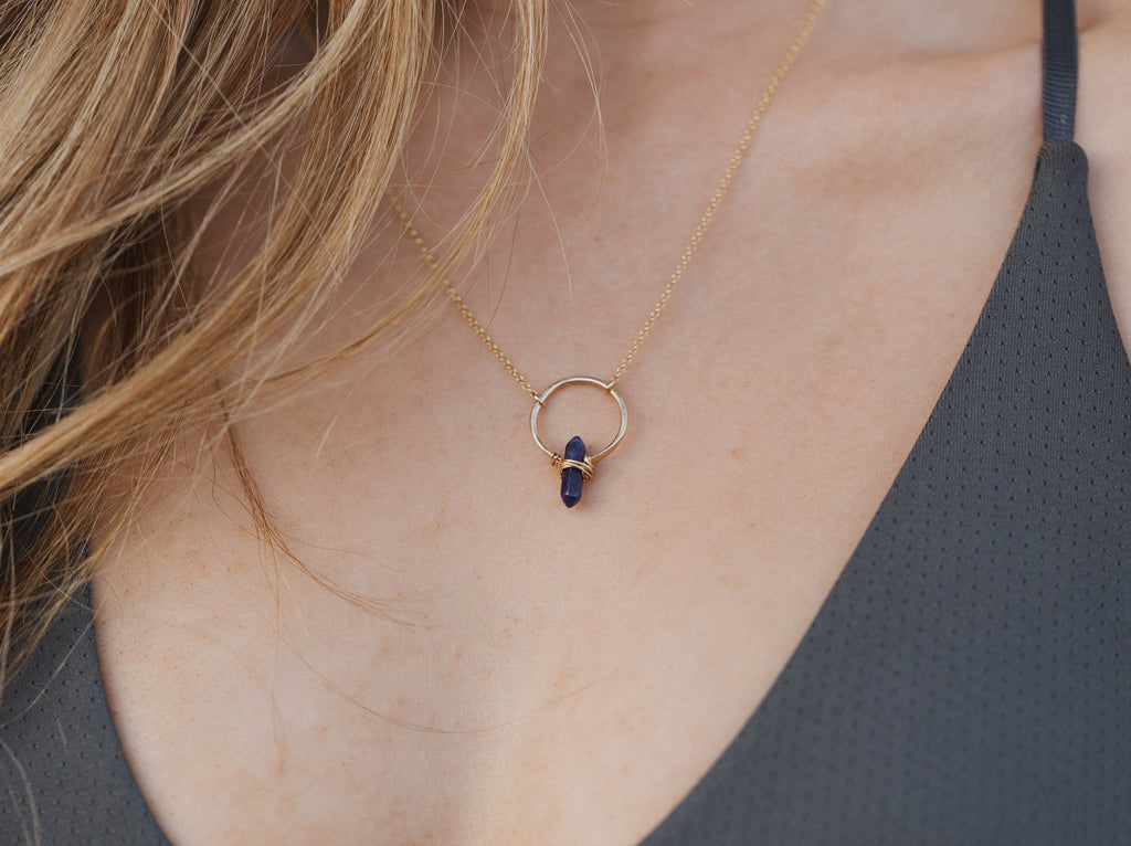 Crest Necklace - Amethyst