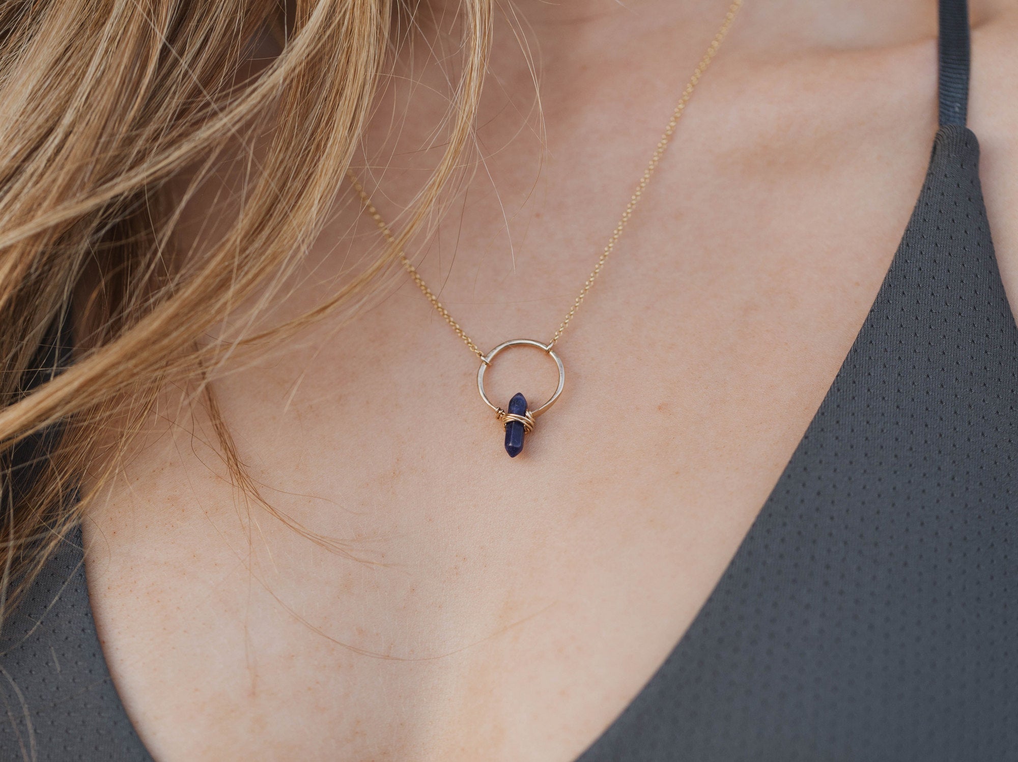 Crest Necklace - Amethyst