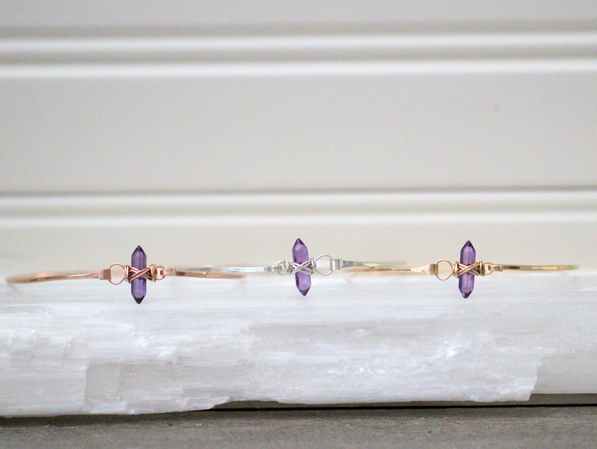 Crest Bracelet - Amethyst