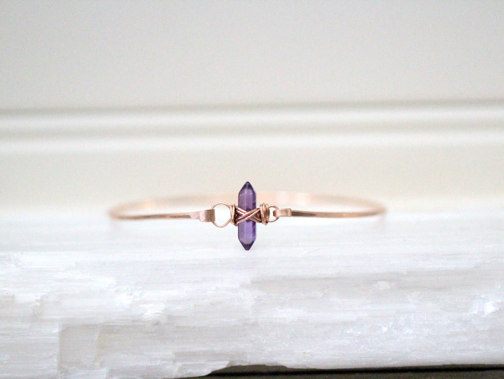 Crest Bracelet - Amethyst