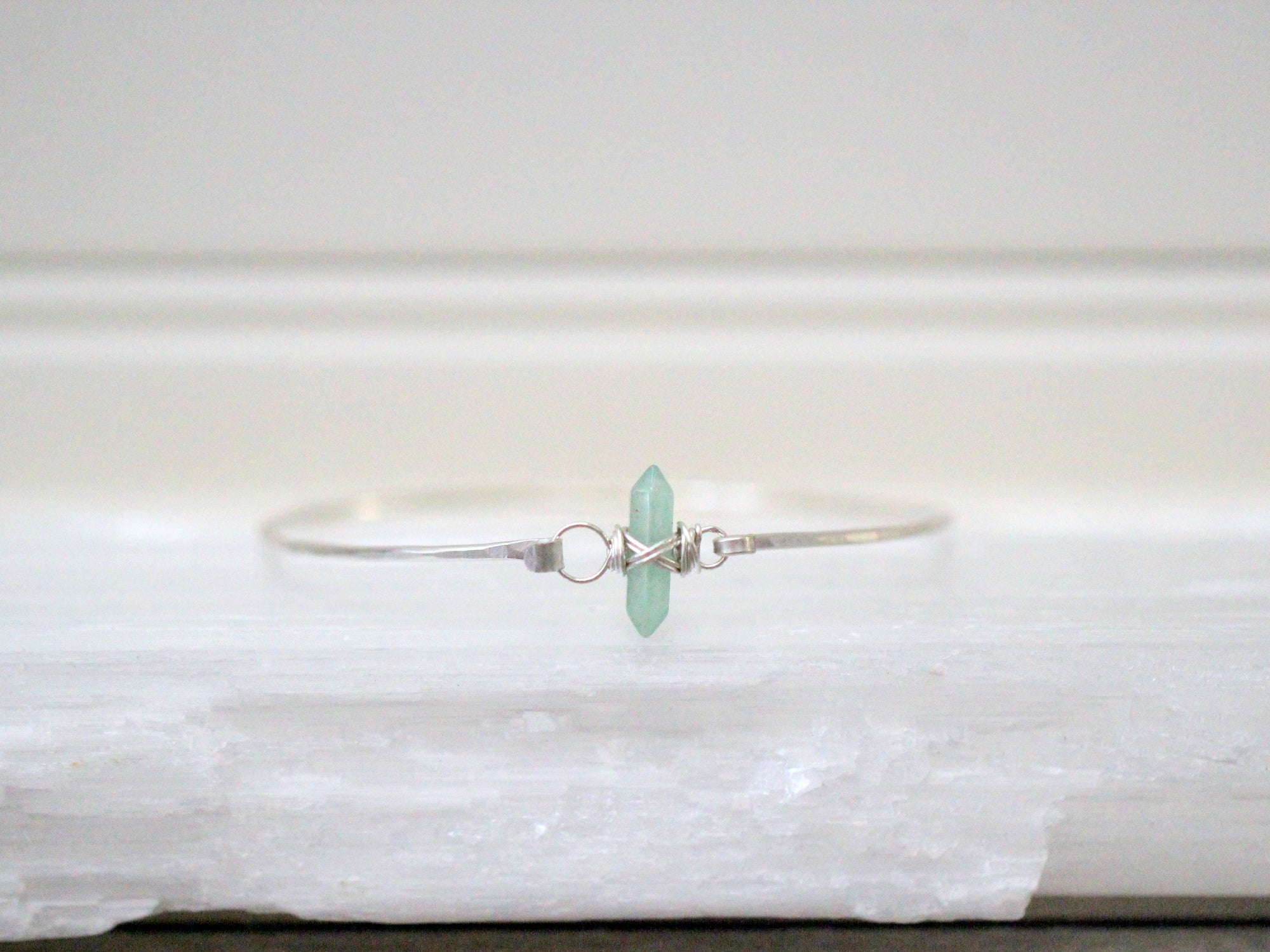 Crest Bracelet - Green Aventurine