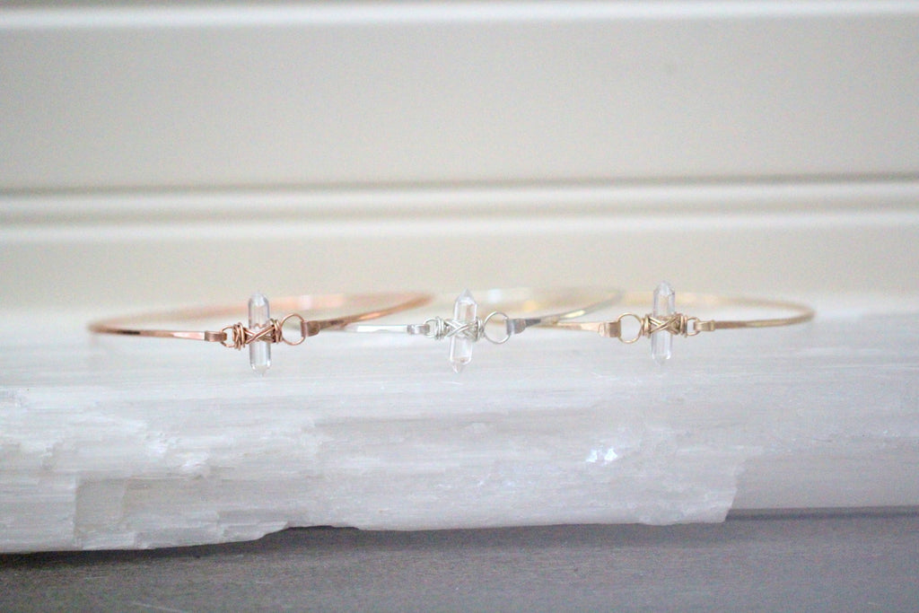 Crest Bracelet - Crystal Quartz