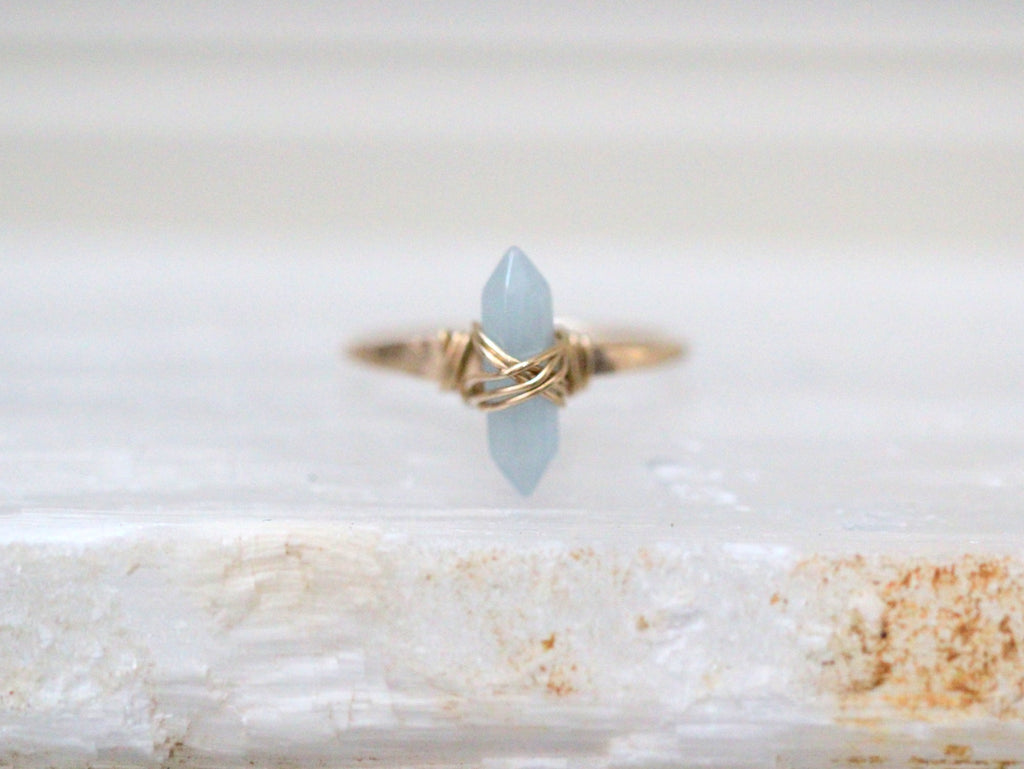Crest Ring - Aquamarine