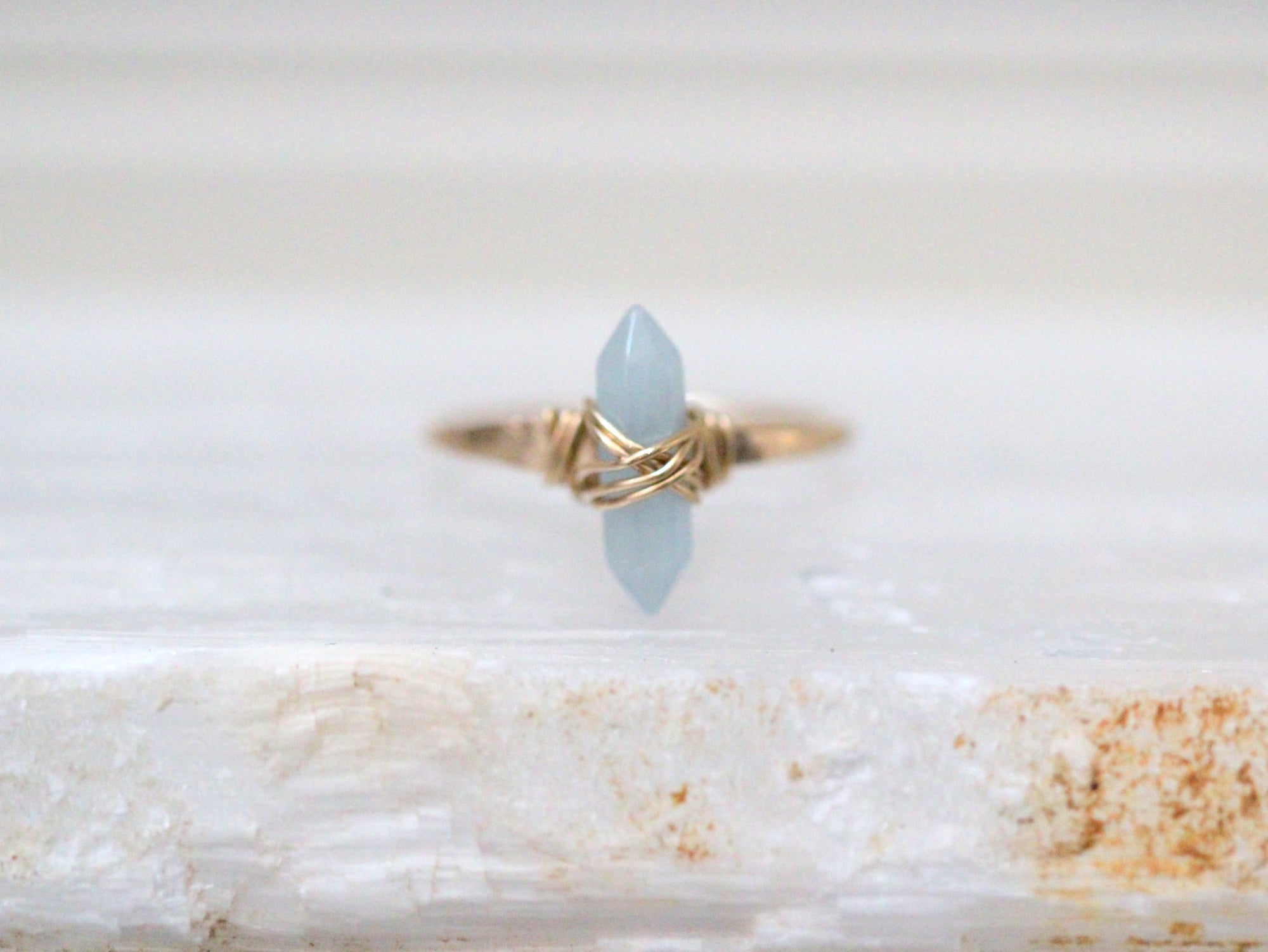 Crest Ring - Aquamarine