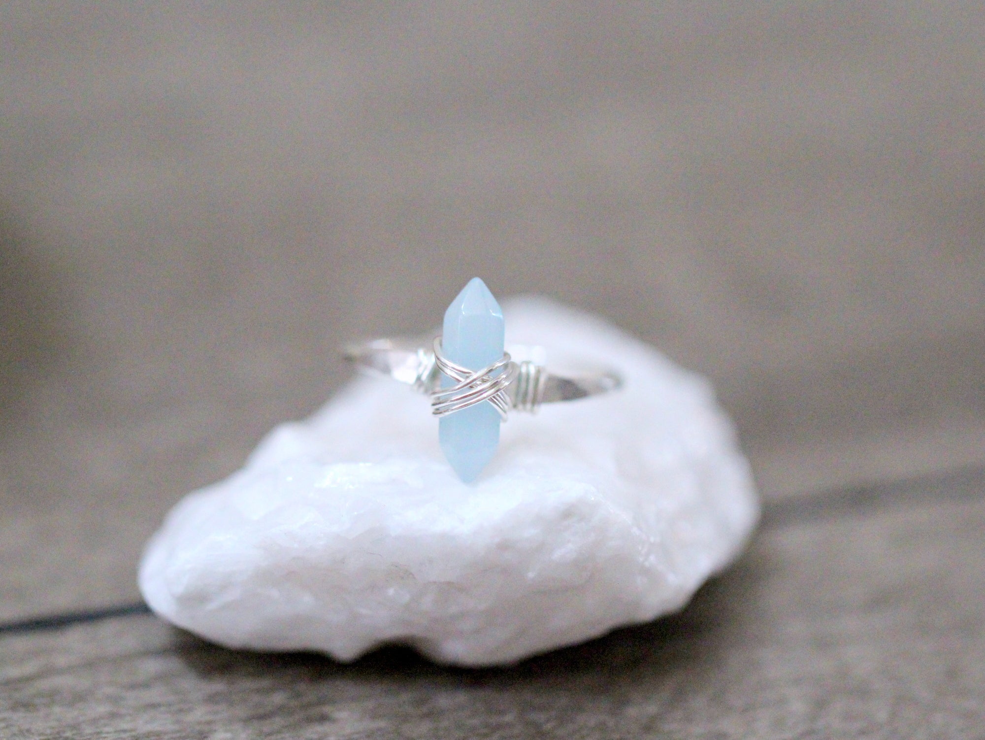 Crest Ring - Aquamarine