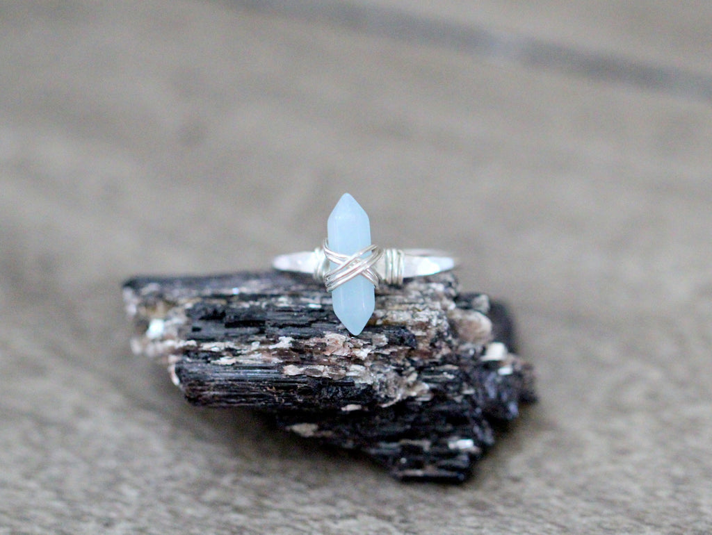 Crest Ring - Aquamarine