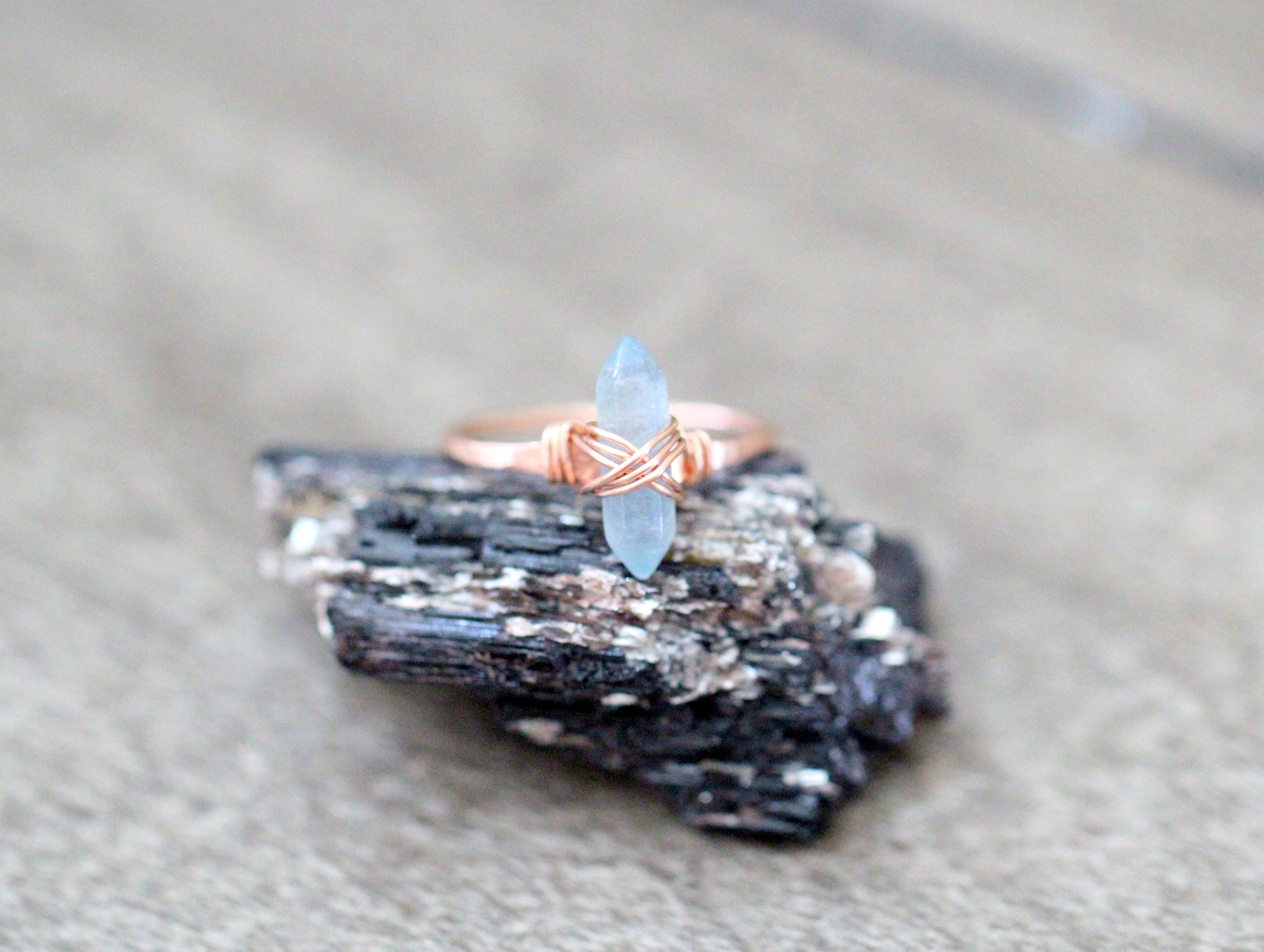 Crest Ring - Aquamarine