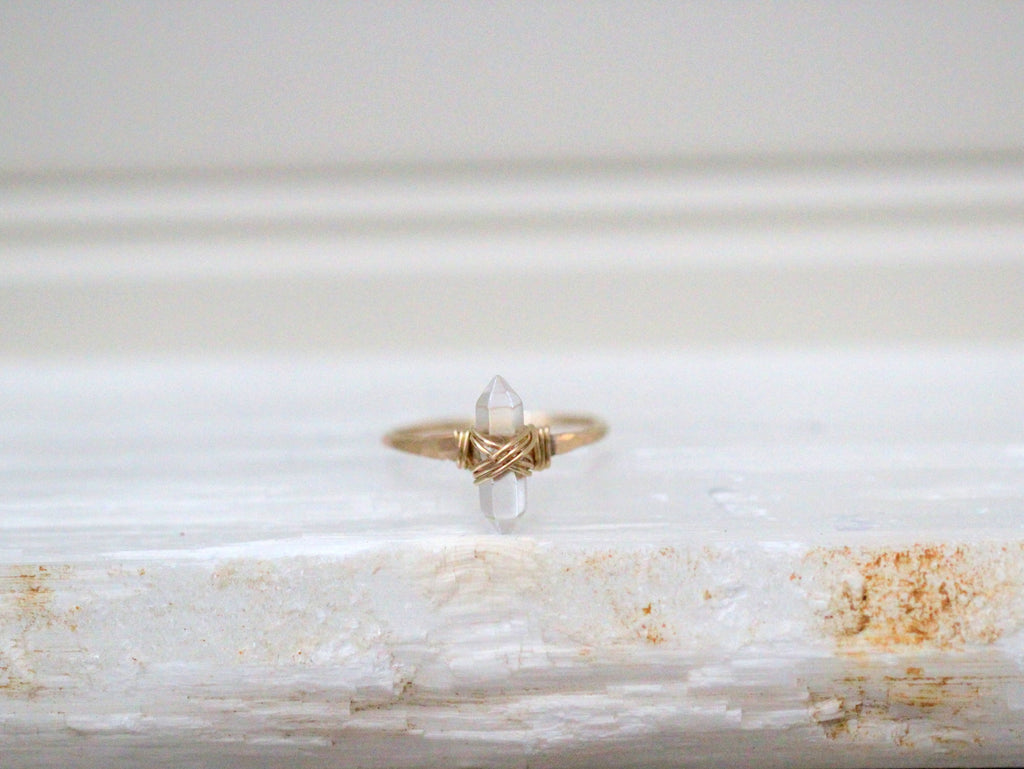 Crest Ring - Crystal Quartz