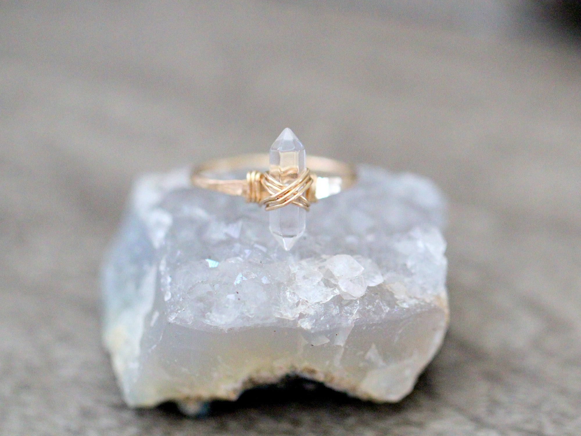 Crest Ring - Crystal Quartz