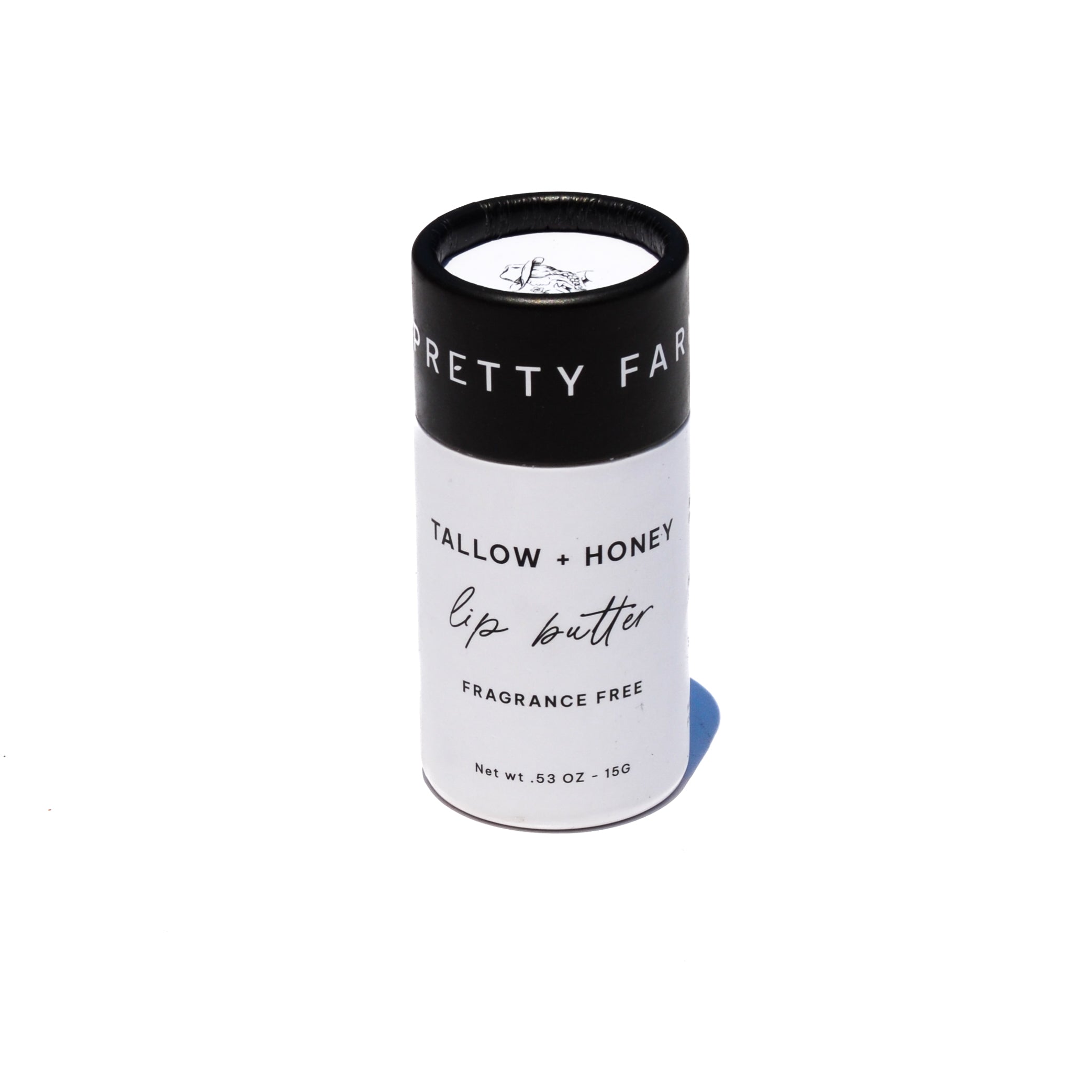 Pretty Farm Girl Fragrance Free Tallow + Honey Lip Butter | Eco-Friendly Travel Tube