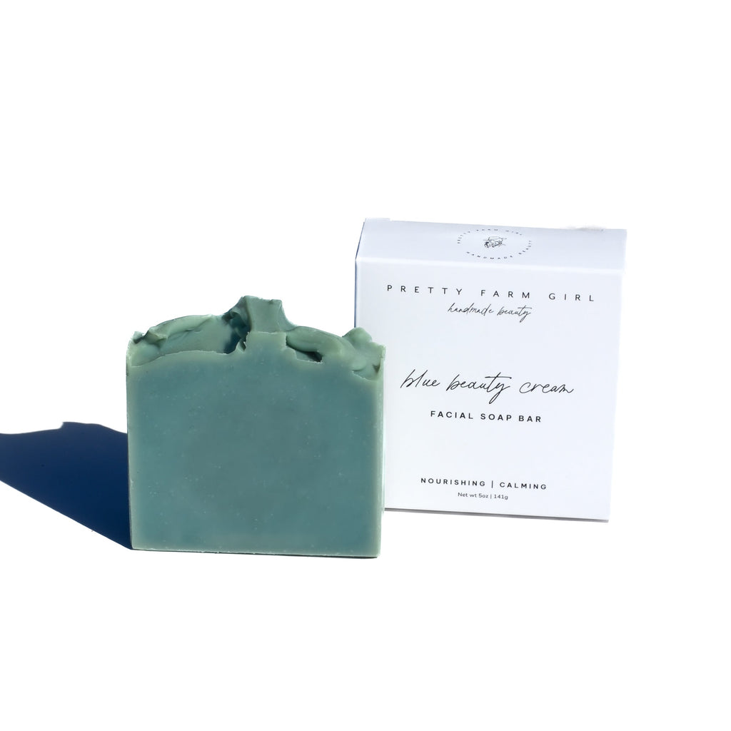 Pretty Farm Girl Blue Beauty Cream Facial Bar