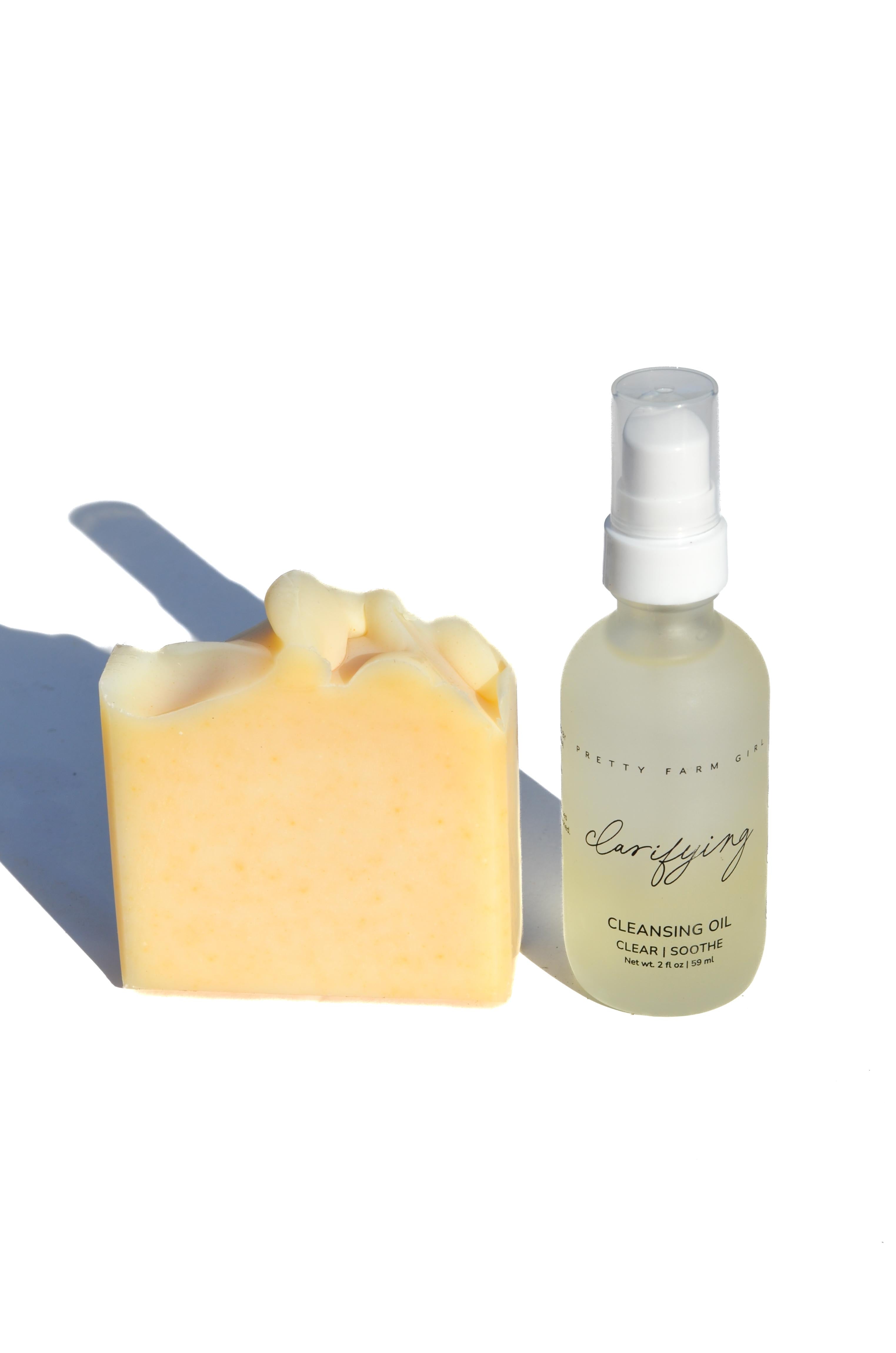 Pretty Farm Girl Double Cleansing Kit: Soothing