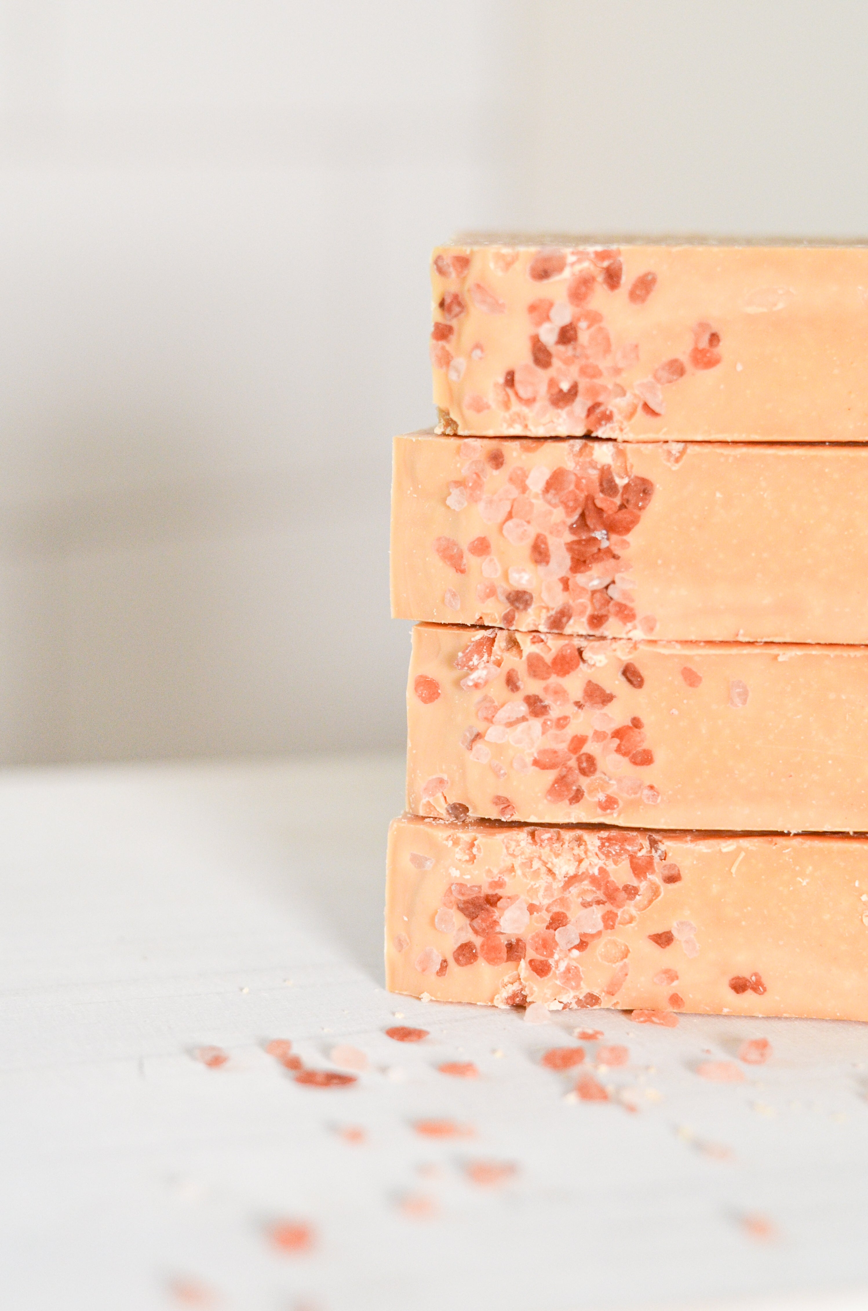Pretty Farm Girl Pink Salt + Grapefruit Cleansing Bar Handmade Tallow and Goat Milk Soap Bar