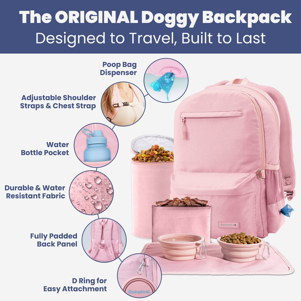Rubyloo The Original Doggy Bag™ Backpack for Dog Supplies