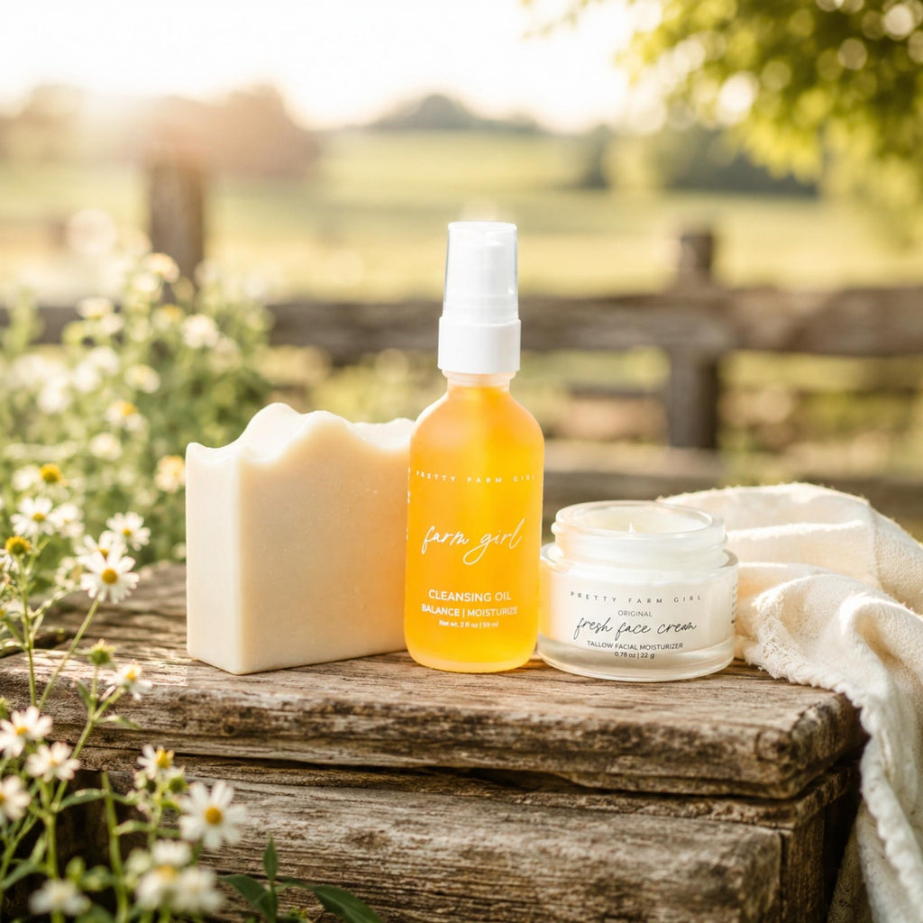 Pretty Farm Girl Double Cleansing Kit: Anti-Aging