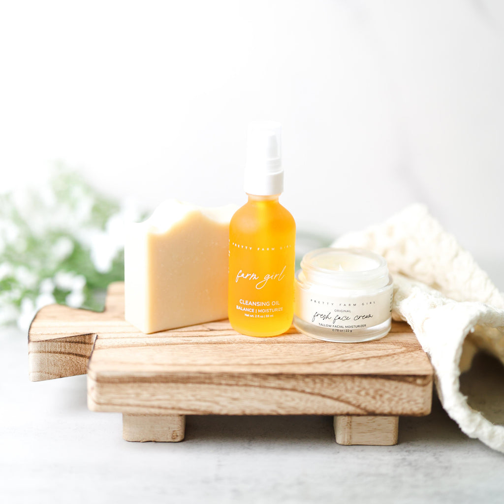 Pretty Farm Girl Double Cleansing Kit: Anti-Aging