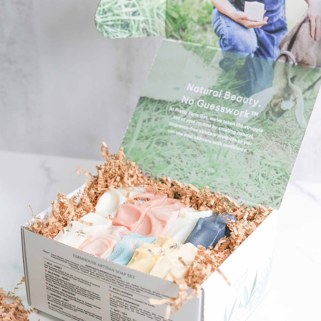 Pretty Farm Girl Farmhouse Artisan Goat Milk & Tallow Soap Collection
