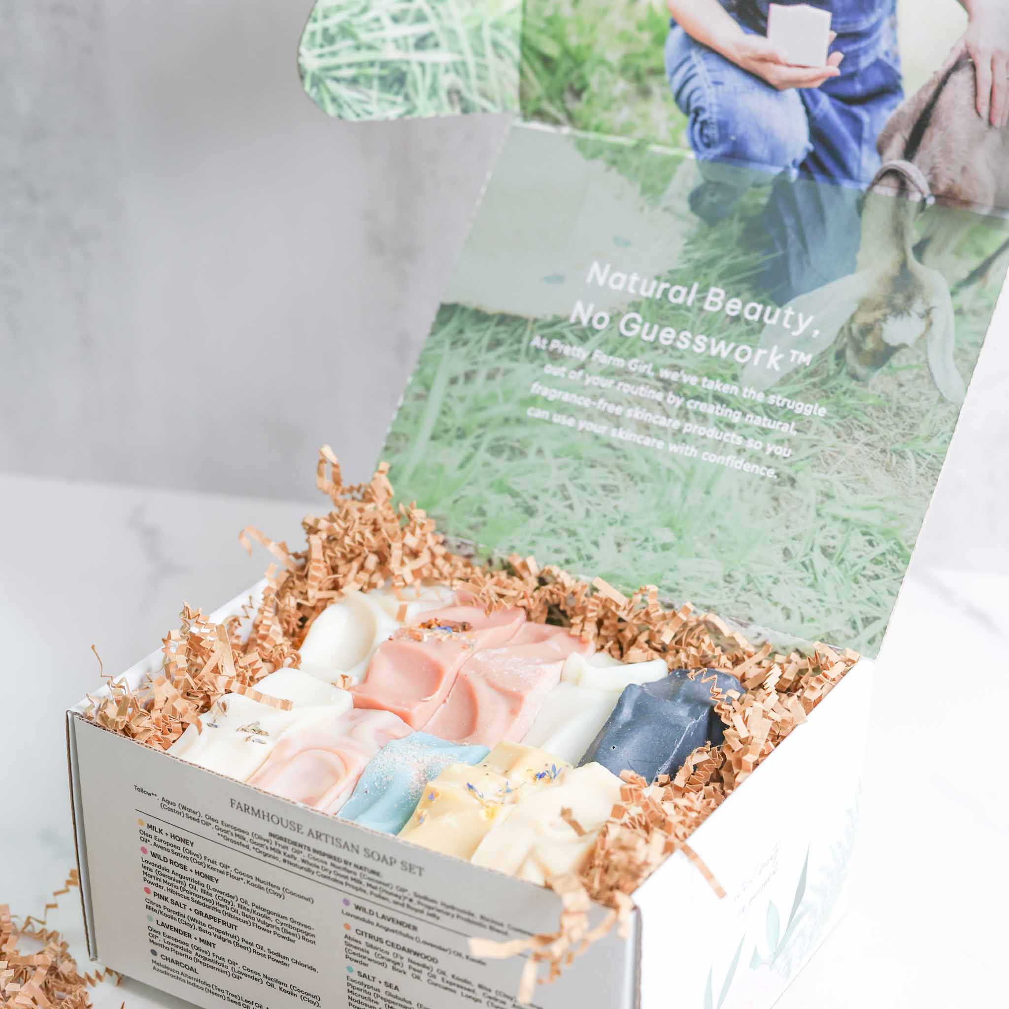 Pretty Farm Girl Farmhouse Artisan Goat Milk & Tallow Soap Collection