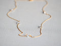 Herkimer Diamond Draped Necklace
