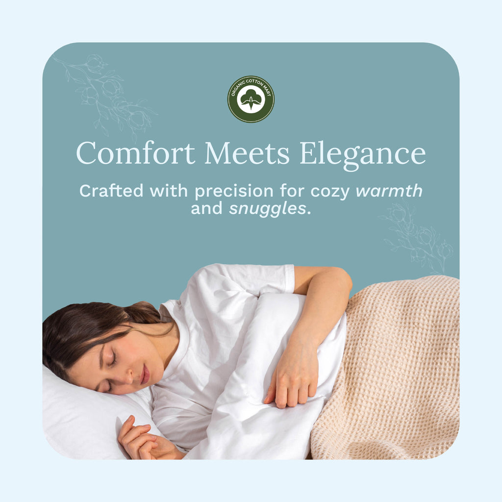 Organic Cotton Mart Waffle Weave Blanket