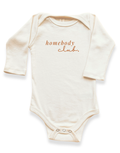 Homebody Club Organic Bodysuit Long Sleeve