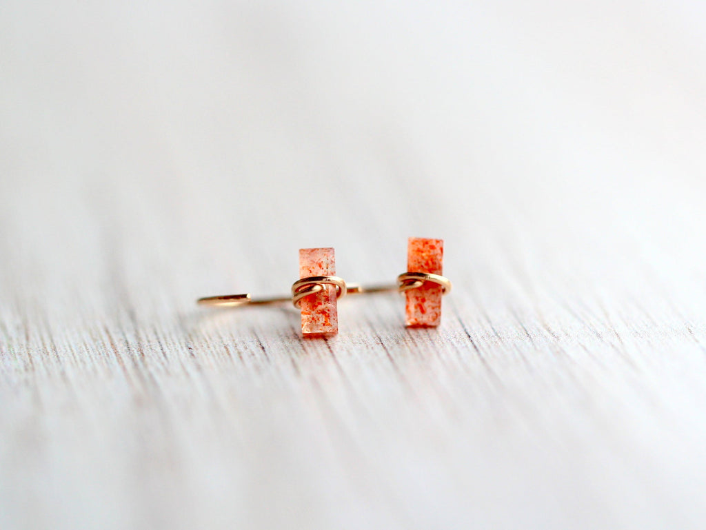 Saressa Designs Sunstone Hug Hoops