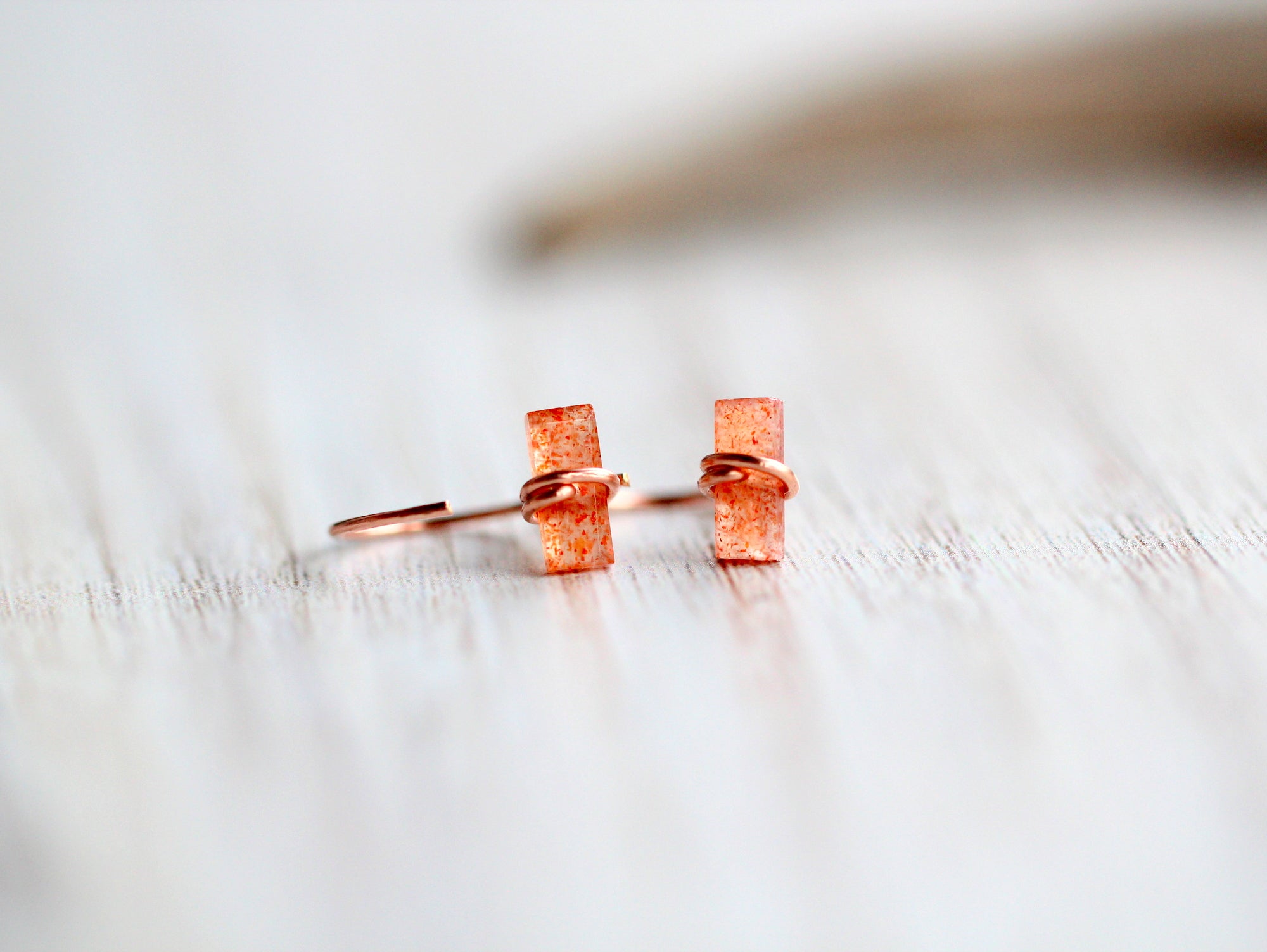 Saressa Designs Sunstone Hug Hoops