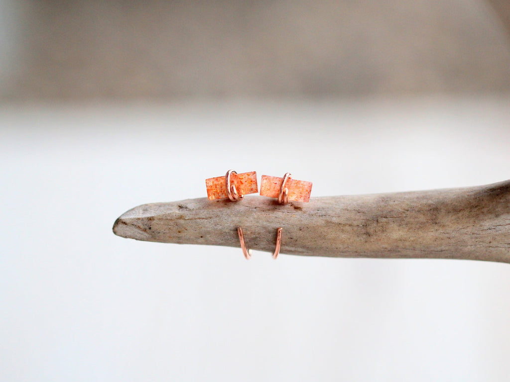 Saressa Designs Sunstone Hug Hoops