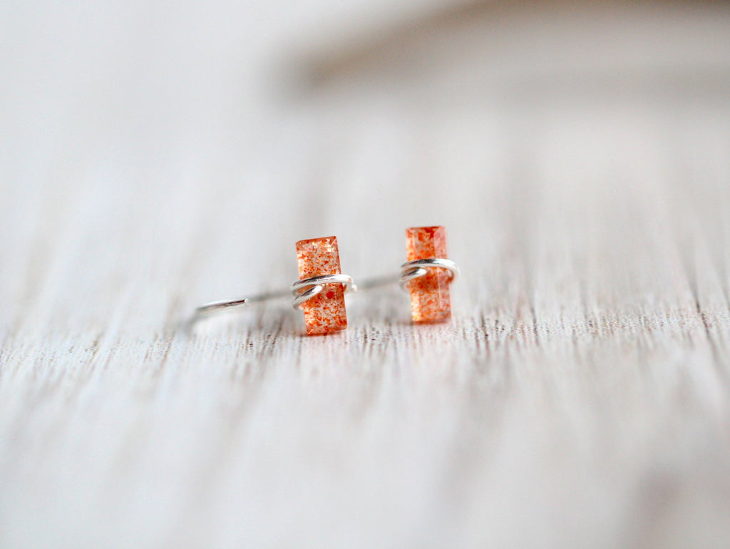 Saressa Designs Sunstone Hug Hoops