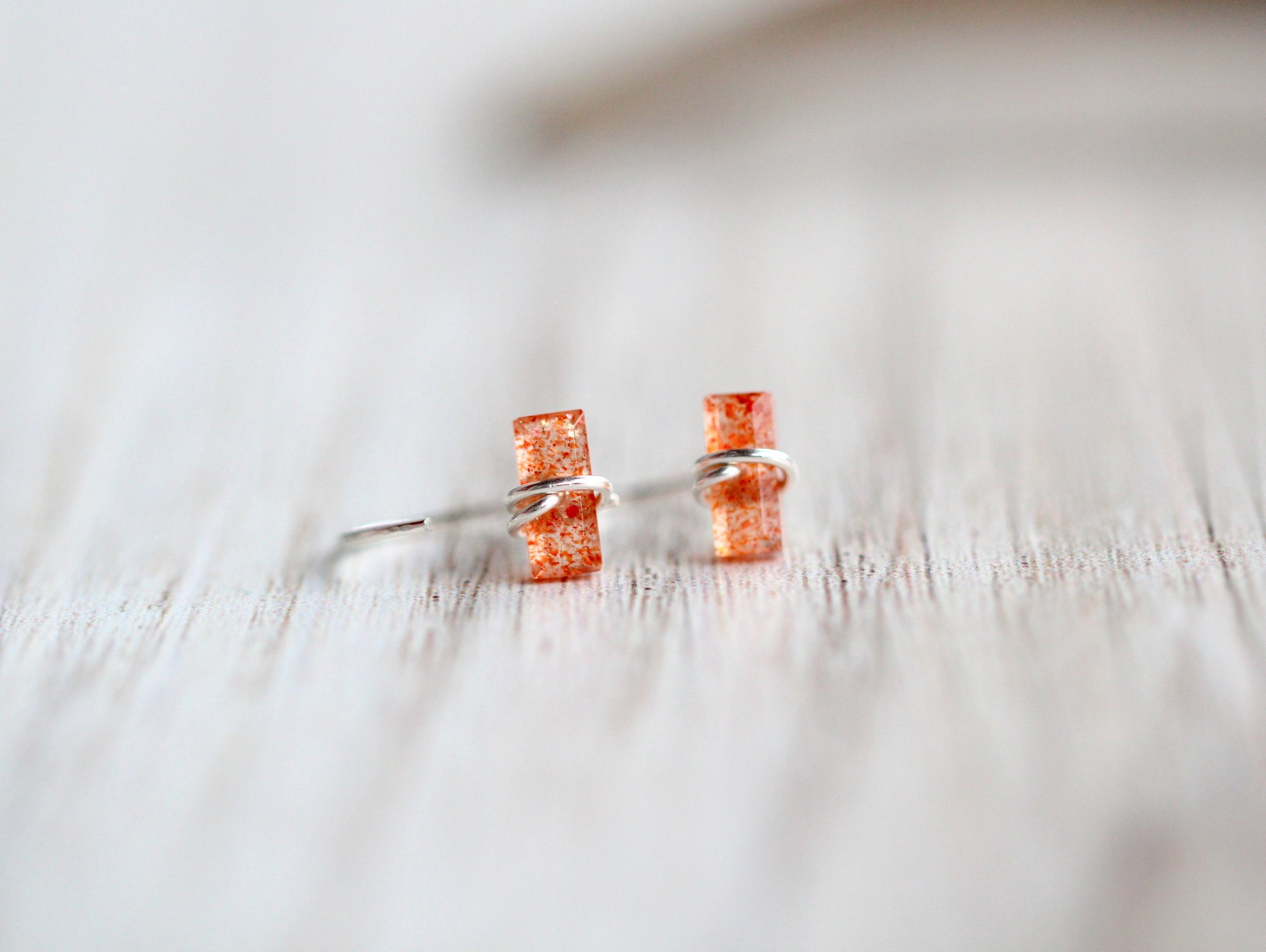 Saressa Designs Sunstone Hug Hoops