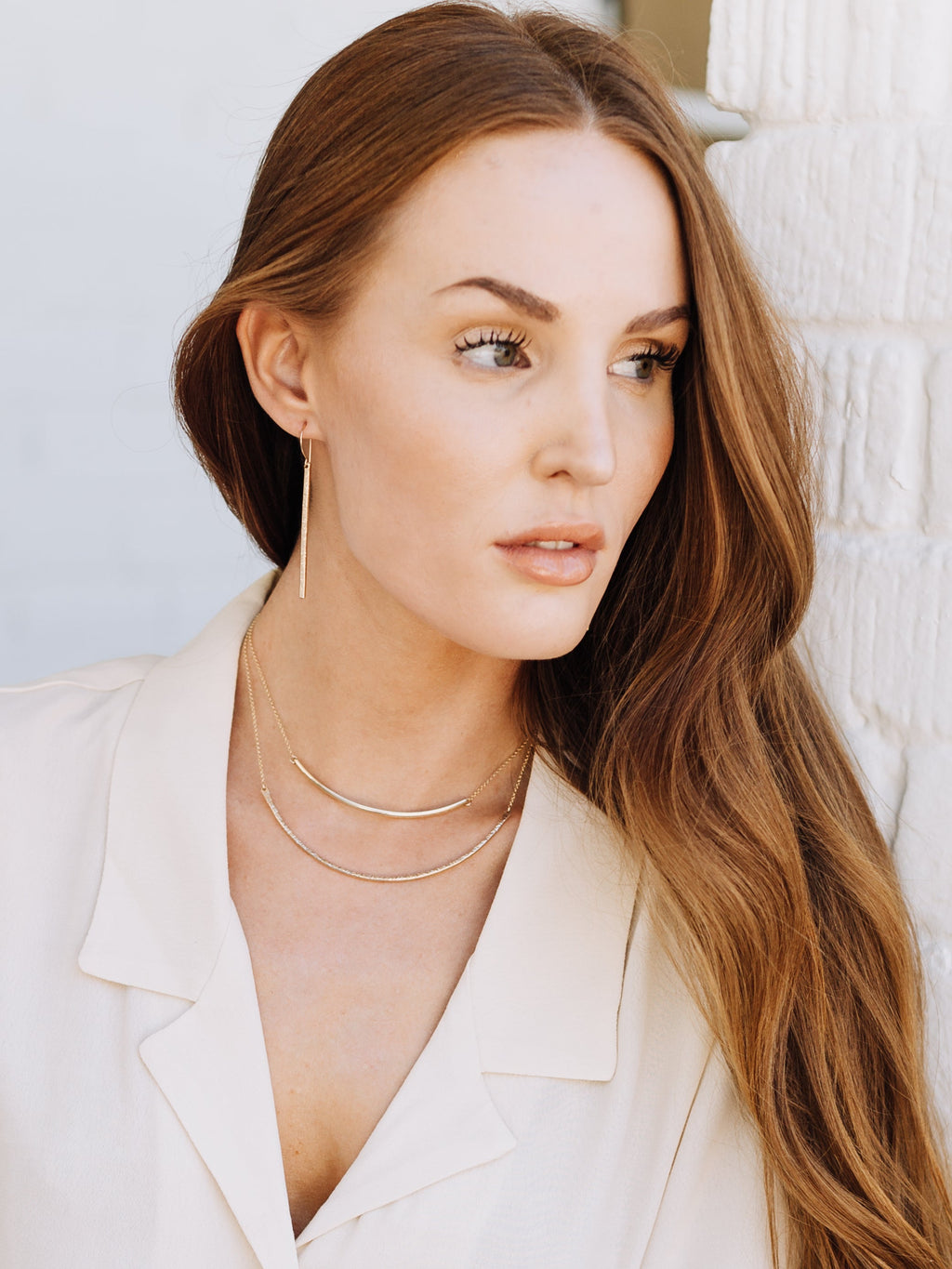 Long and Lean Bar Earrings