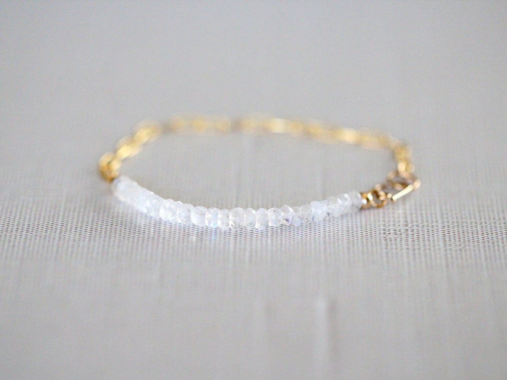 Cara Beaded Bracelet - Moonstone