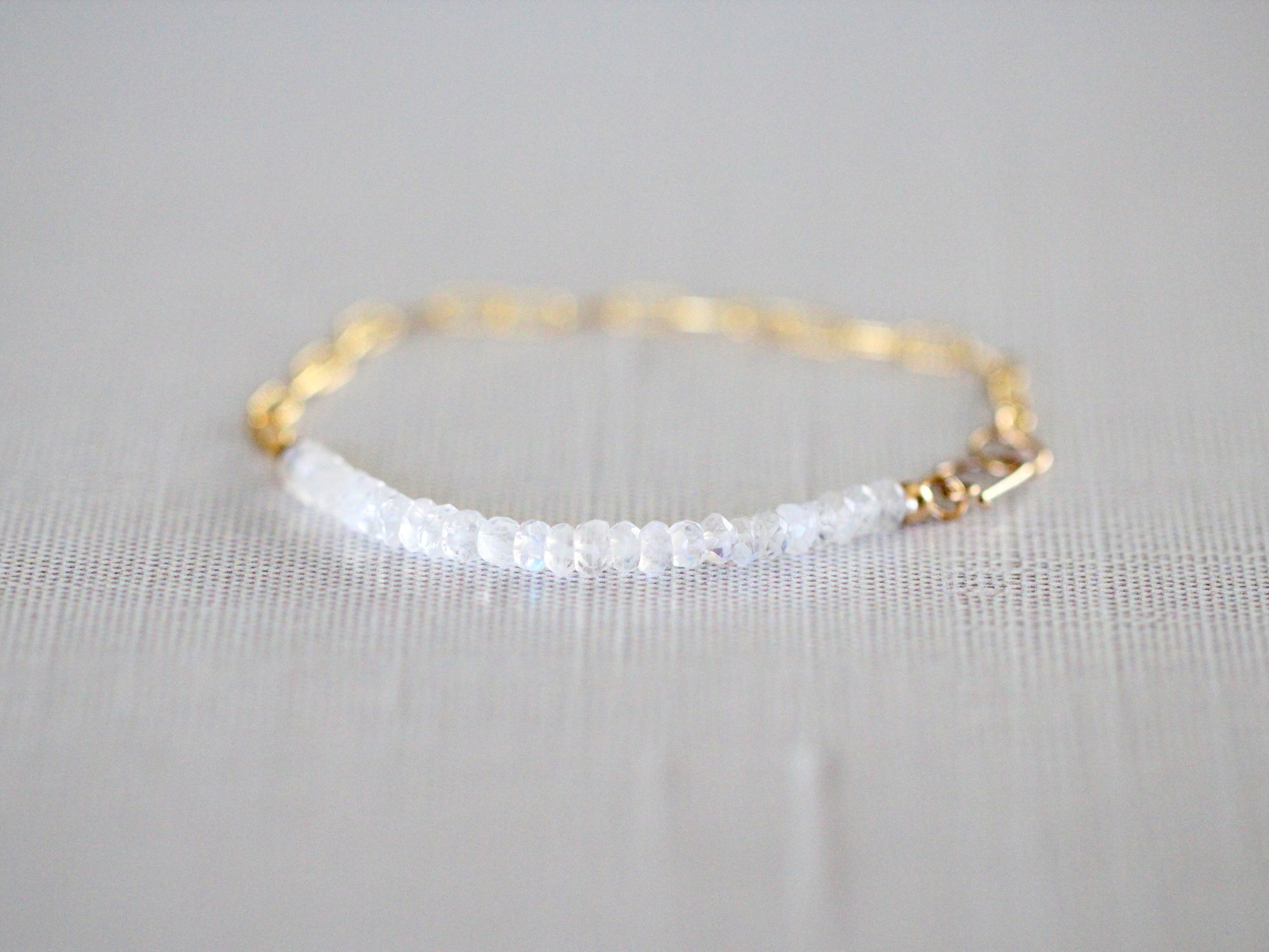 Cara Beaded Bracelet - Moonstone