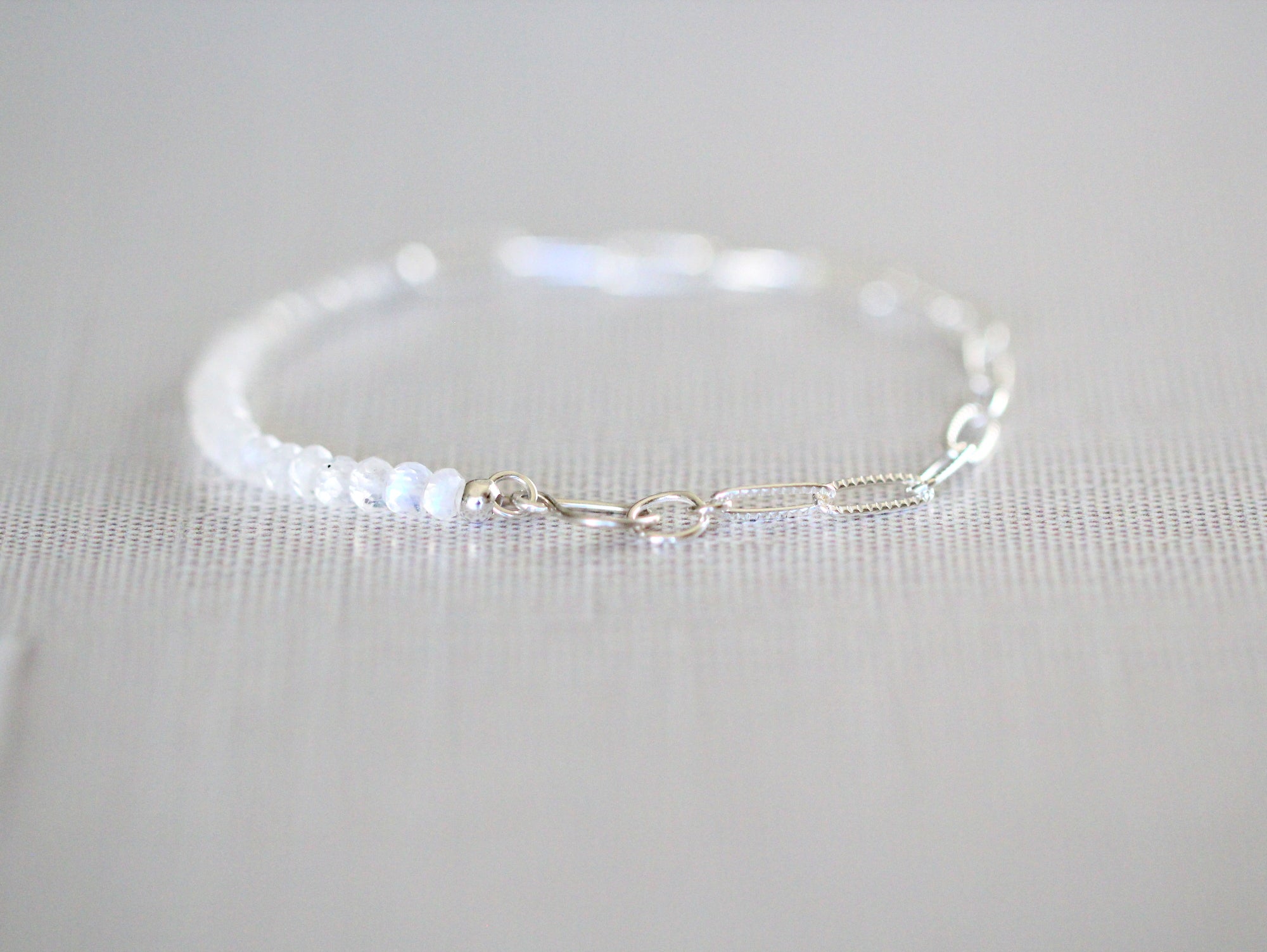Cara Beaded Bracelet - Moonstone